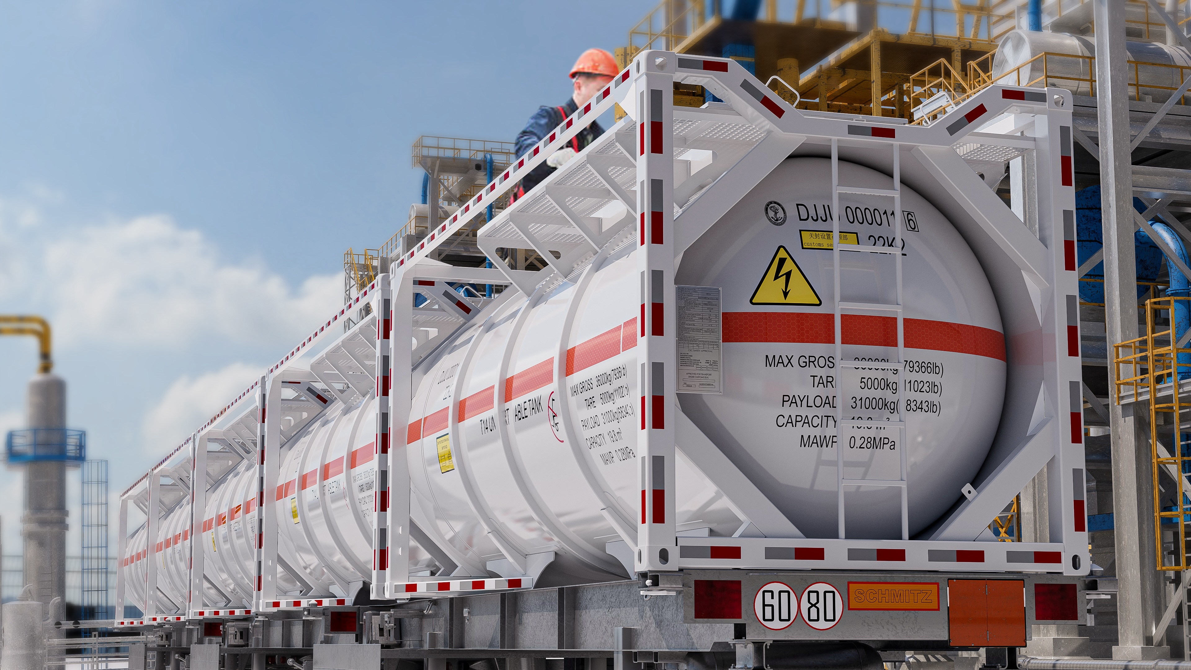 London Design Awards Winner - Hazardous liquid tank containers