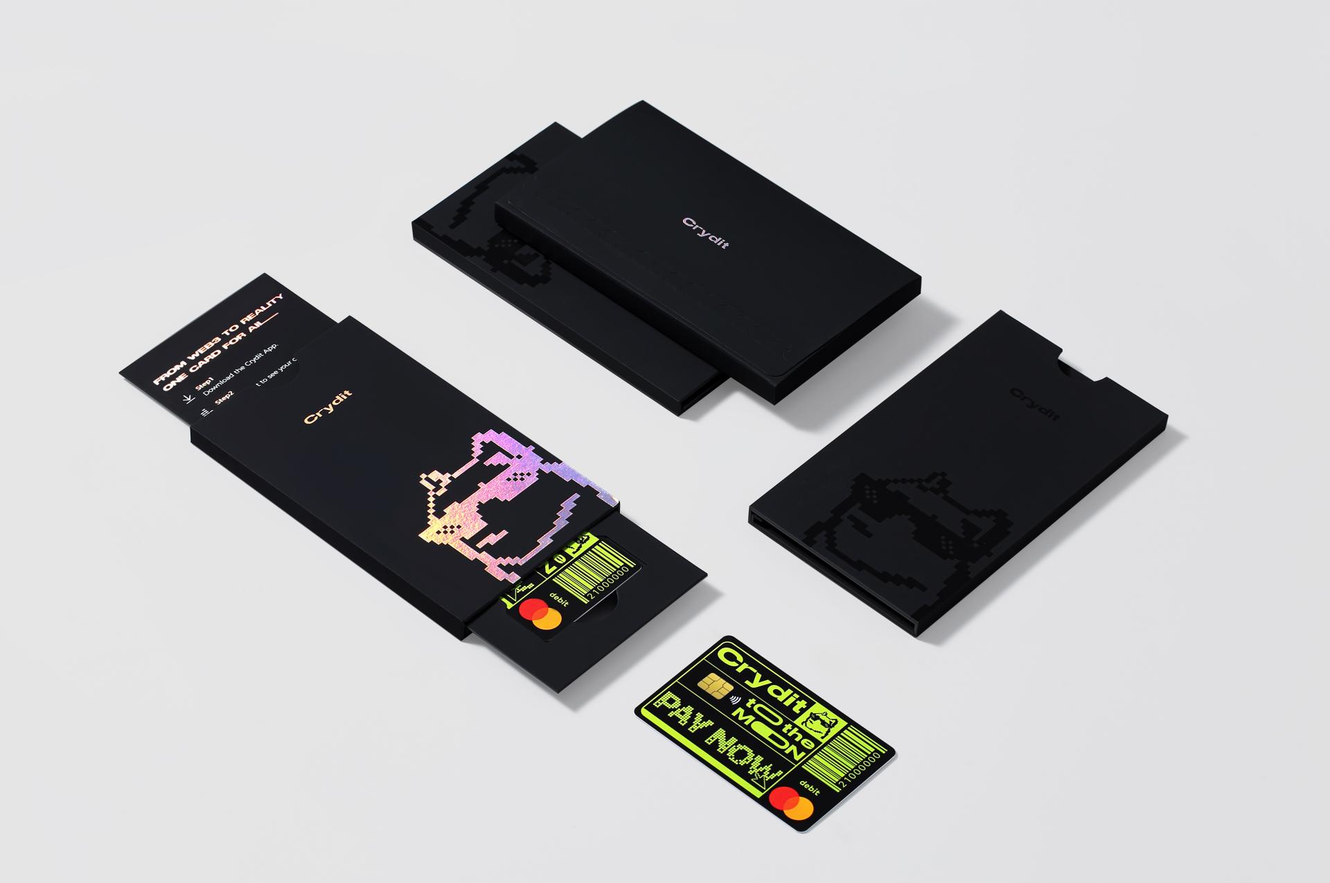 London Design Awards Winner - Crydit Cards and Packaging