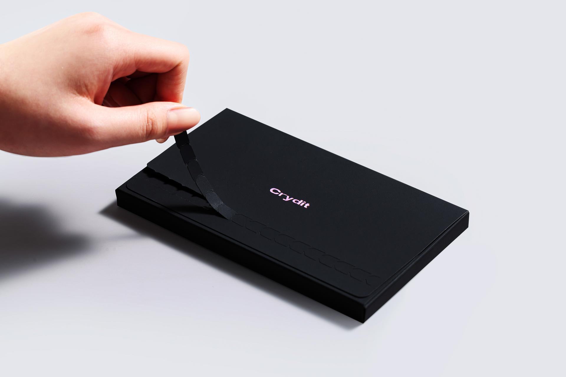London Design Awards Winner - Crydit Cards and Packaging