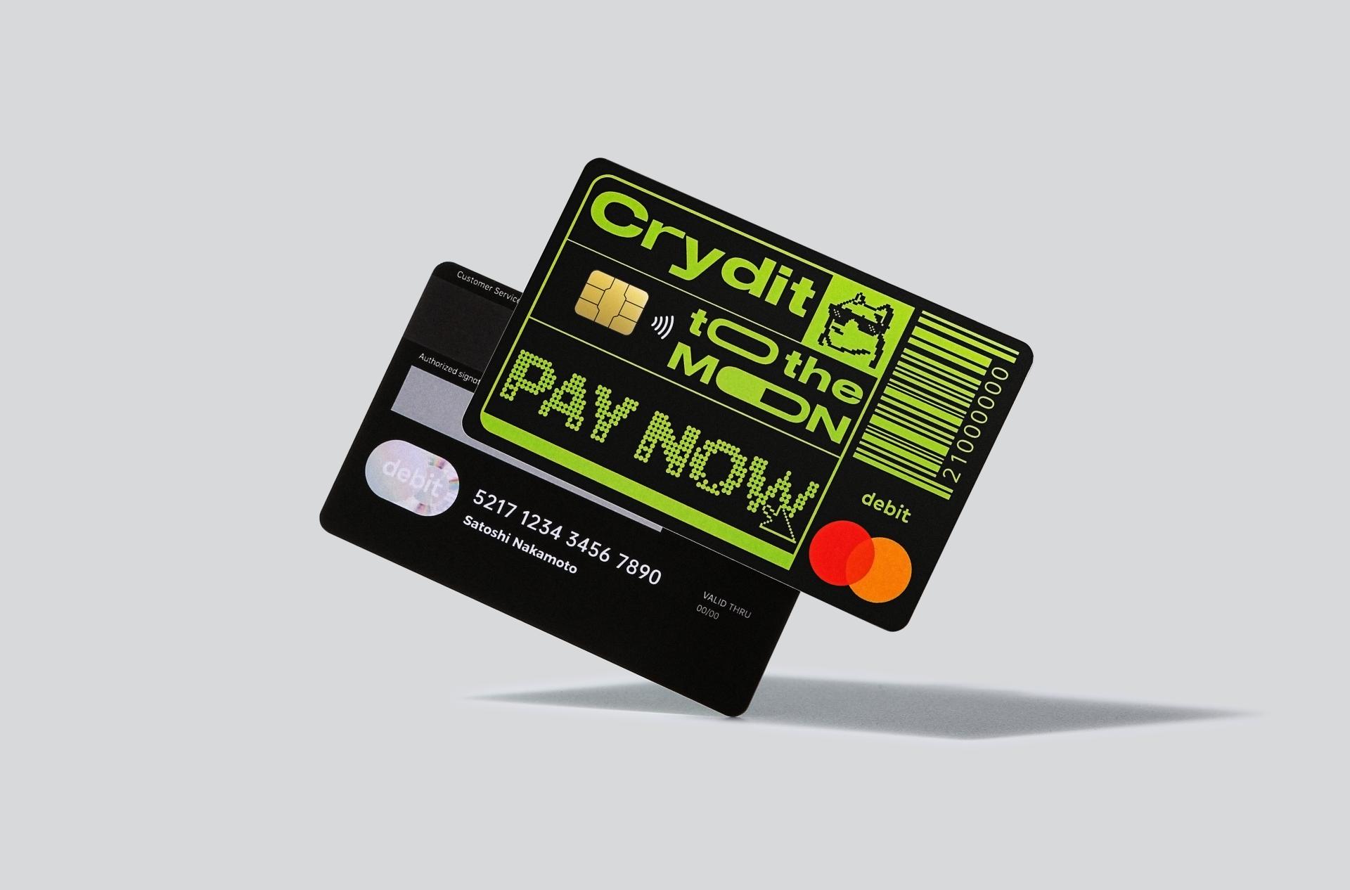 London Design Awards Winner - Crydit Cards and Packaging