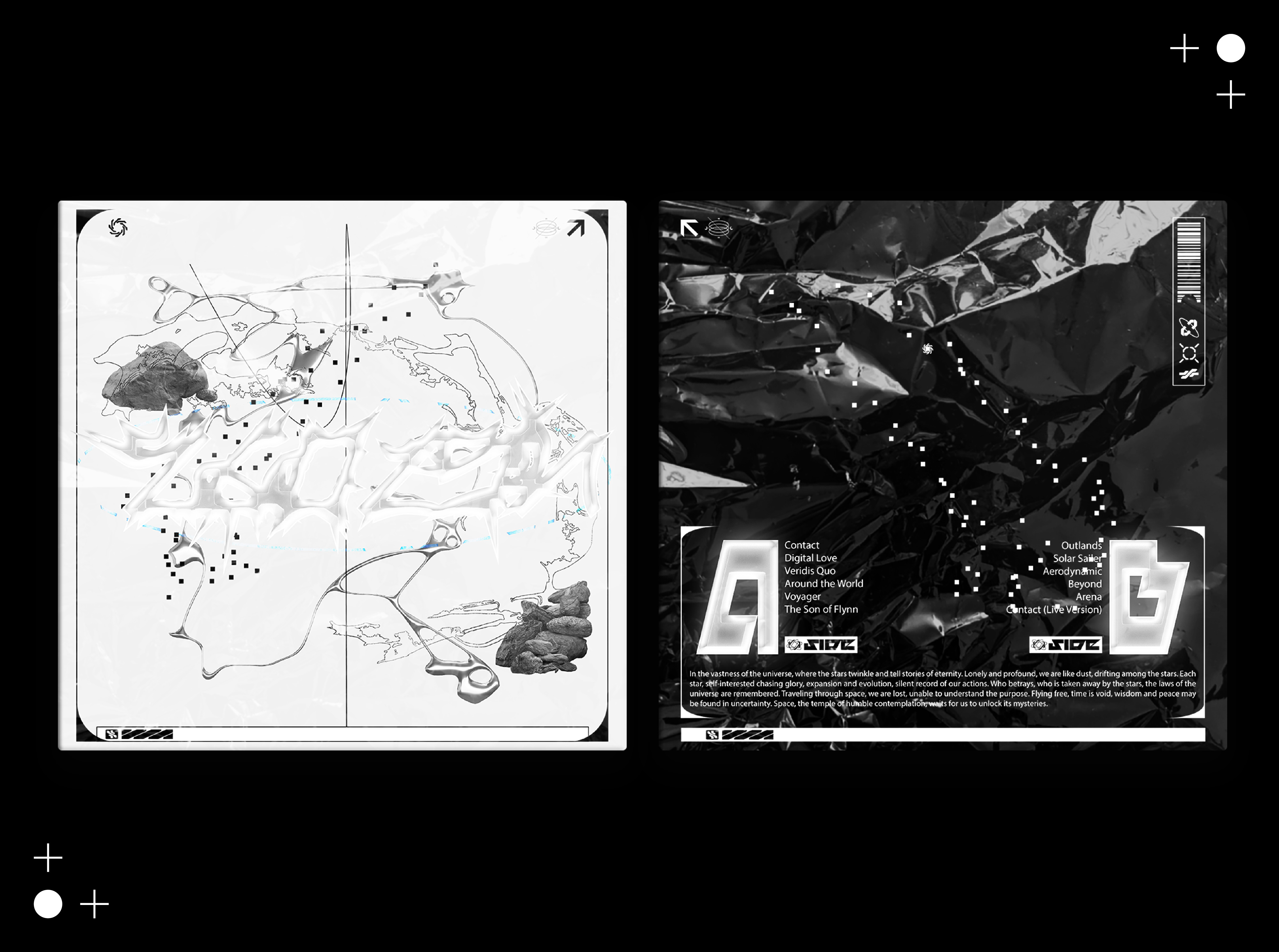 London Design Awards Winner - Album Cover: Interstellar Enigma - egoism of stars