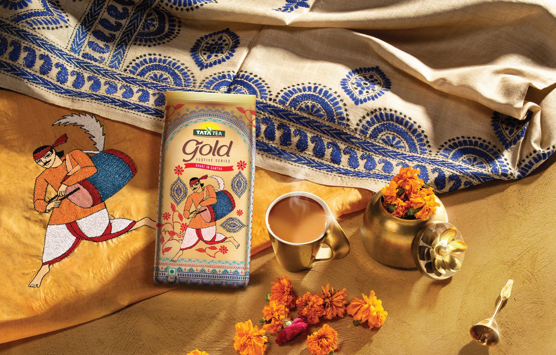 London Design Awards Winner - TATA TEA GOLD DURGA PUJA FESTIVE SERIES PACKS