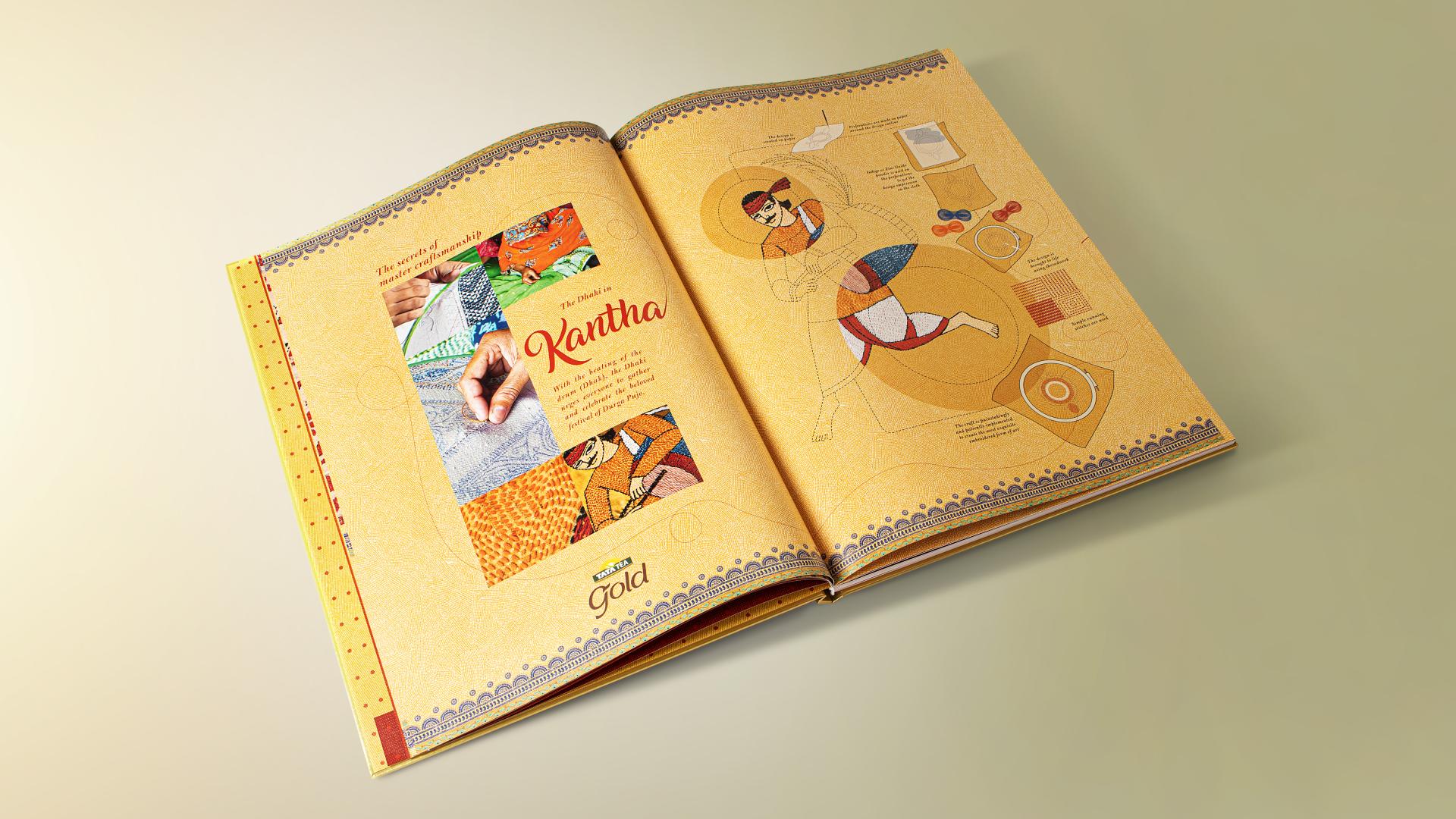 London Design Awards Winner - TATA TEA GOLD TEA TABLE BOOK