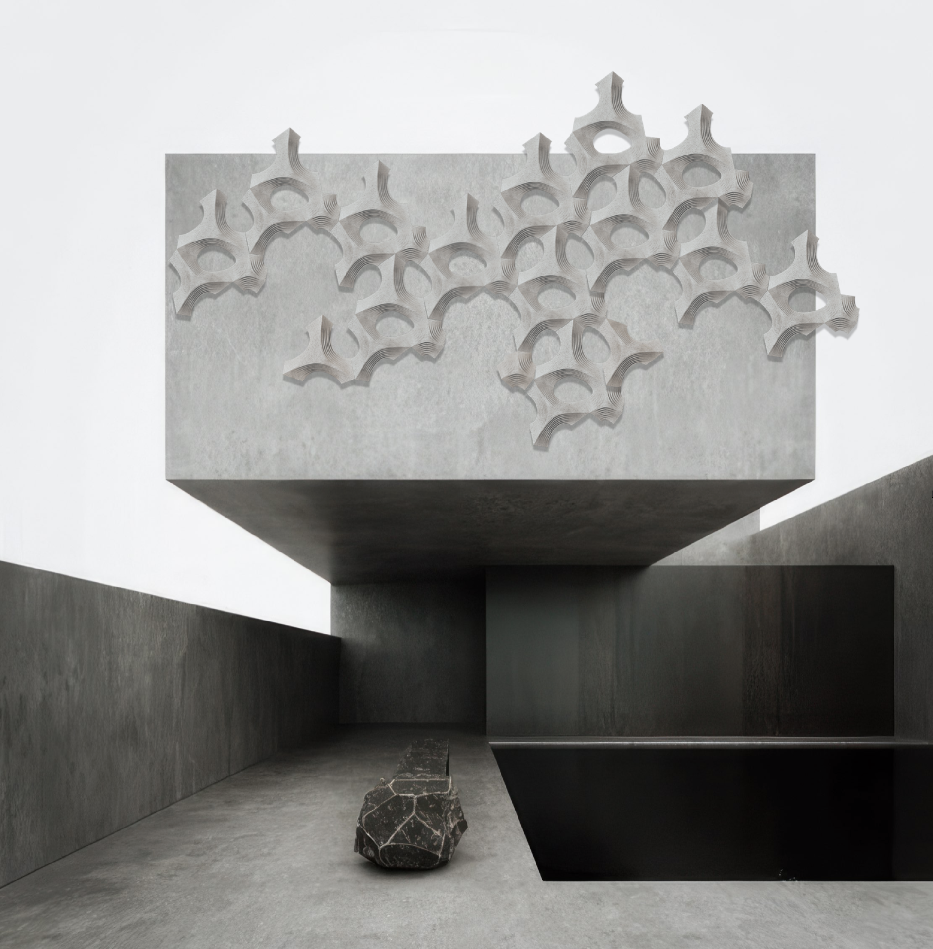 London Design Awards Winner - Sculptural modular energy free cooling