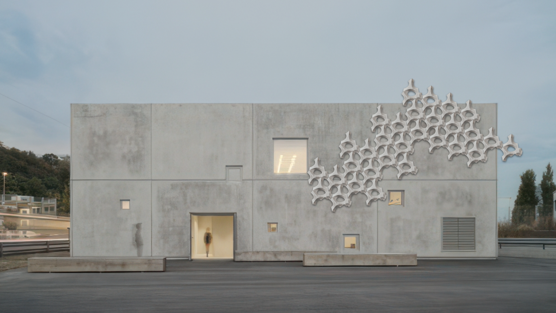 London Design Awards Winner - Sculptural modular energy free cooling