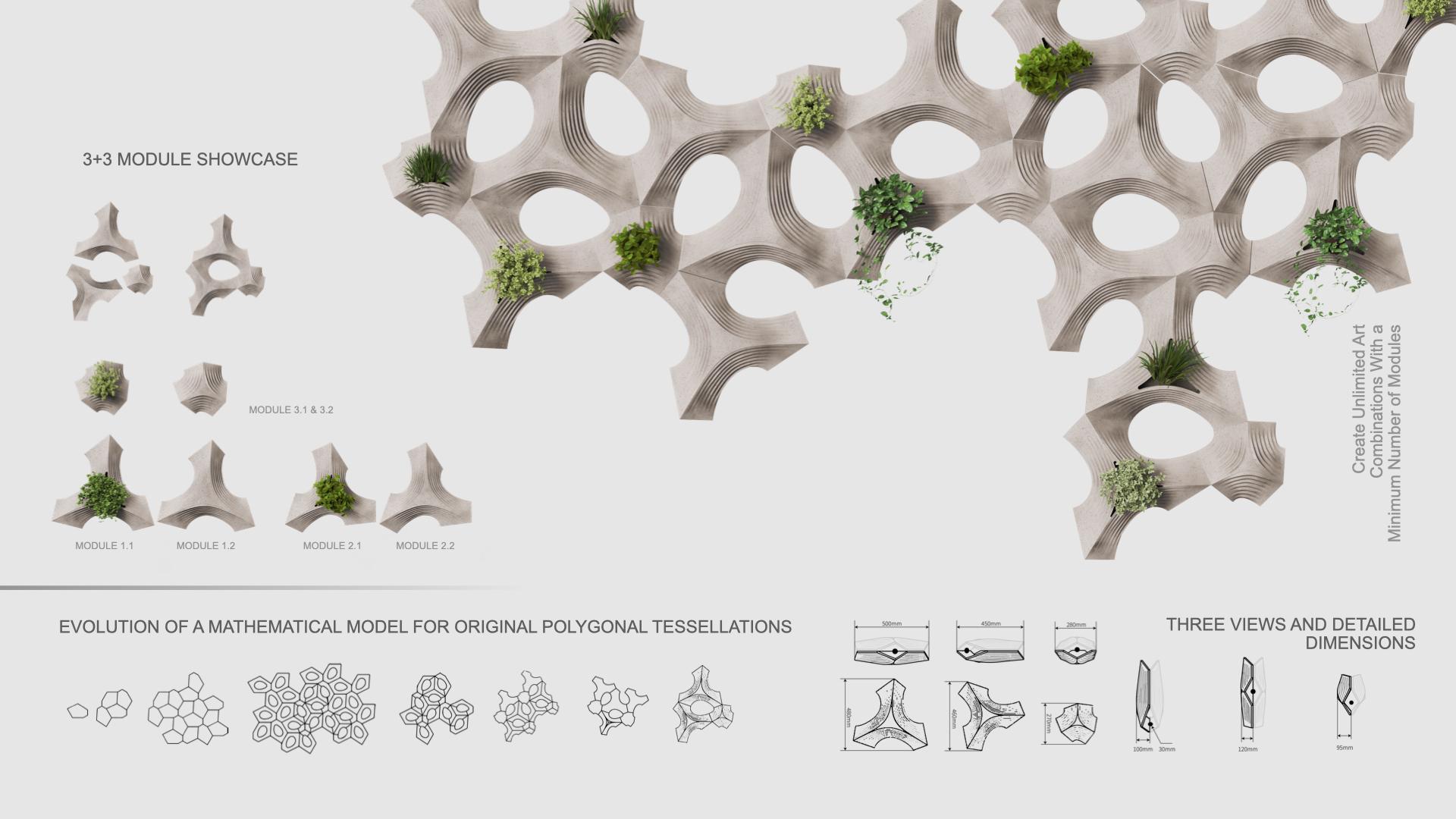London Design Awards Winner - Sculptural modular energy free cooling