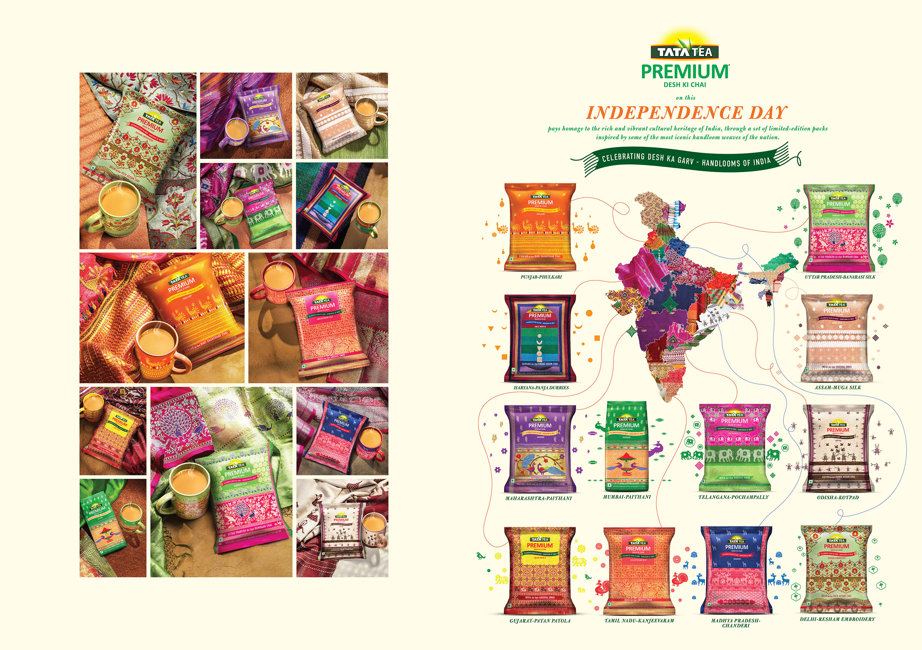 London Design Awards Winner - Tata Tea Premium Independence day Packs