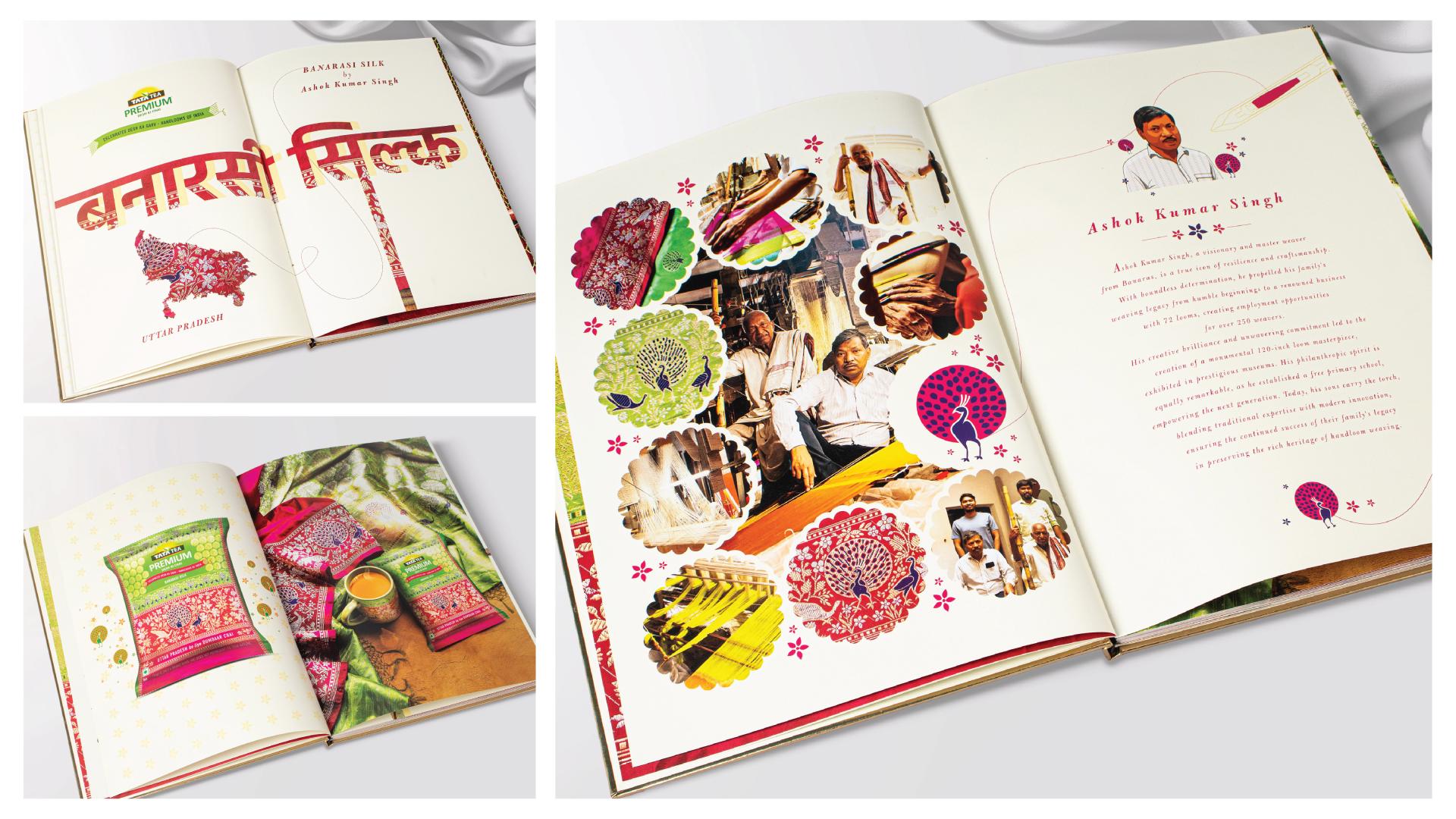 London Design Awards Winner - Tata Tea Premium Independence Day Tea Table Book