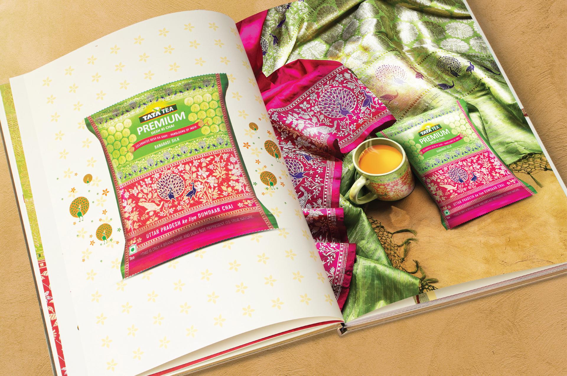 London Design Awards Winner - Tata Tea Premium Independence Day Tea Table Book