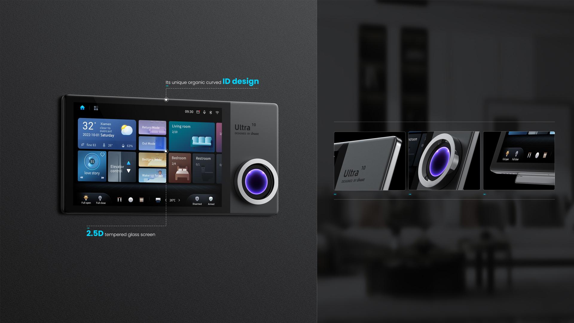 London Design Awards Winner - DNAKE 10-inch Smart Home Control Screen Ultra
