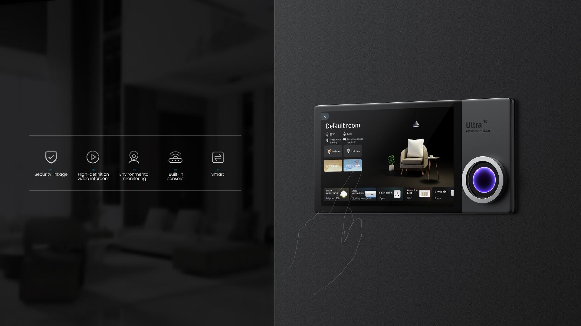 London Design Awards Winner - DNAKE 10-inch Smart Home Control Screen Ultra