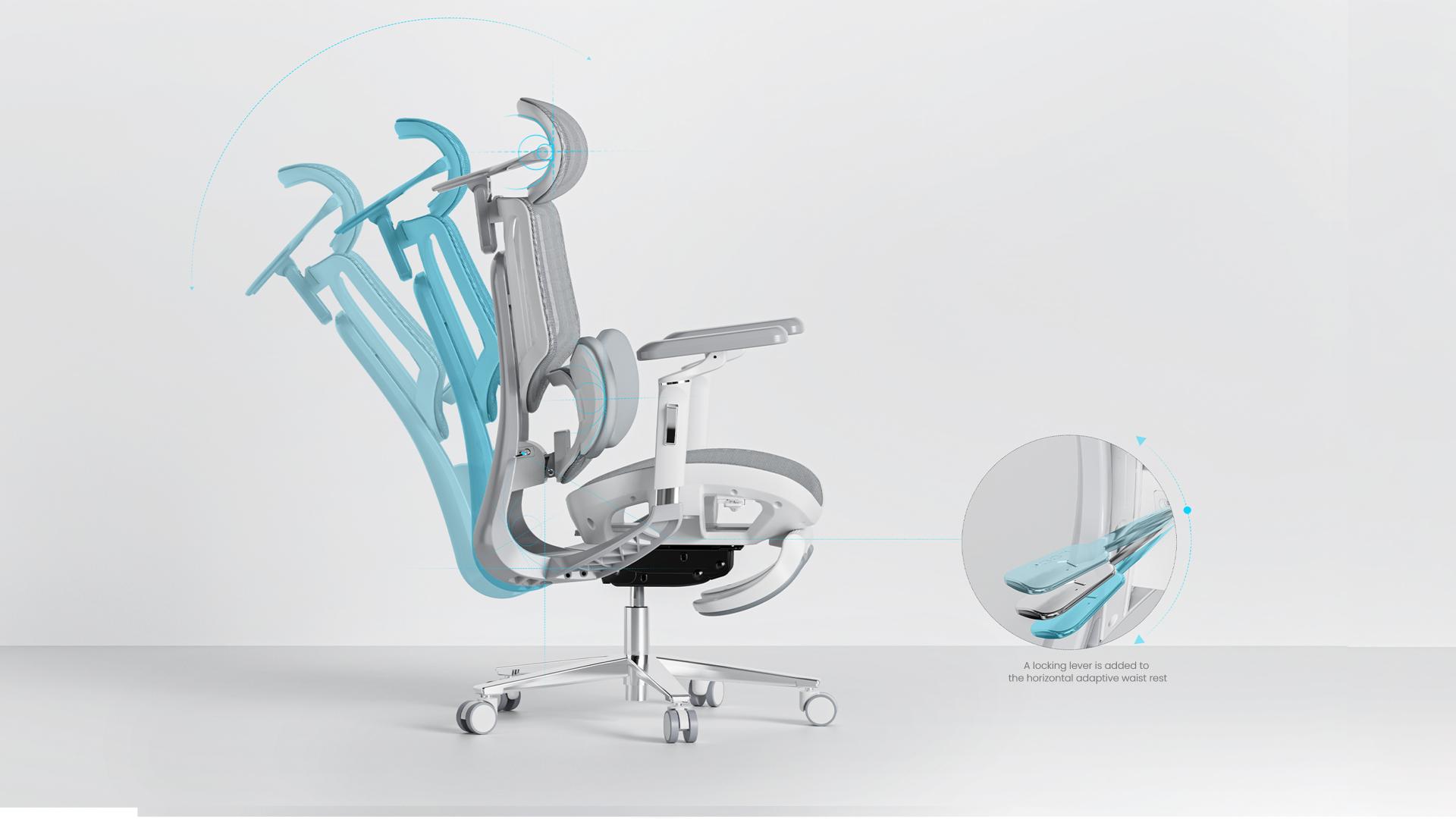 London Design Awards Winner - Hbada E3 Ergonomic Office chair
