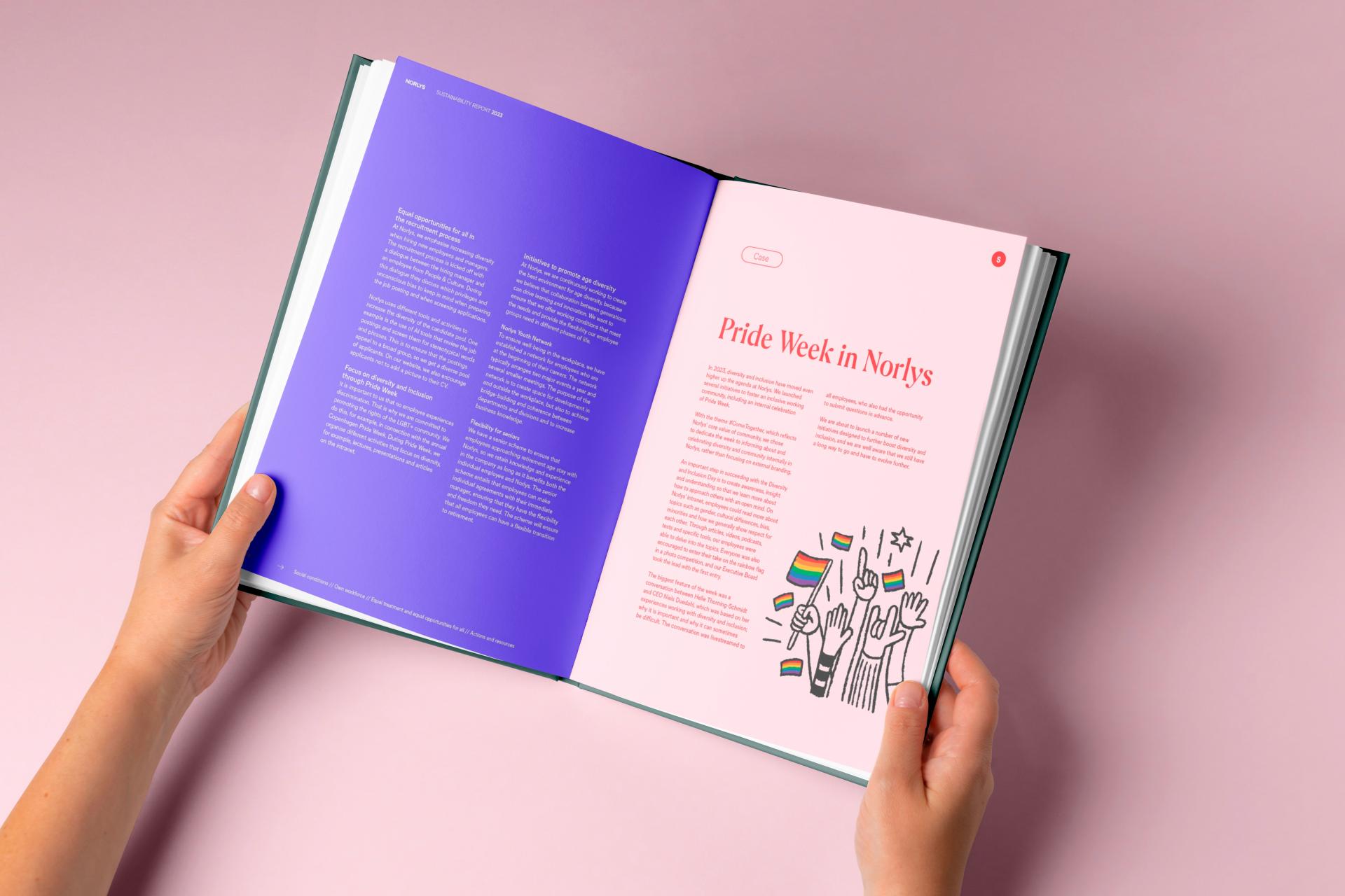 London Design Awards Winner - Norlys Sustainability Report 2023