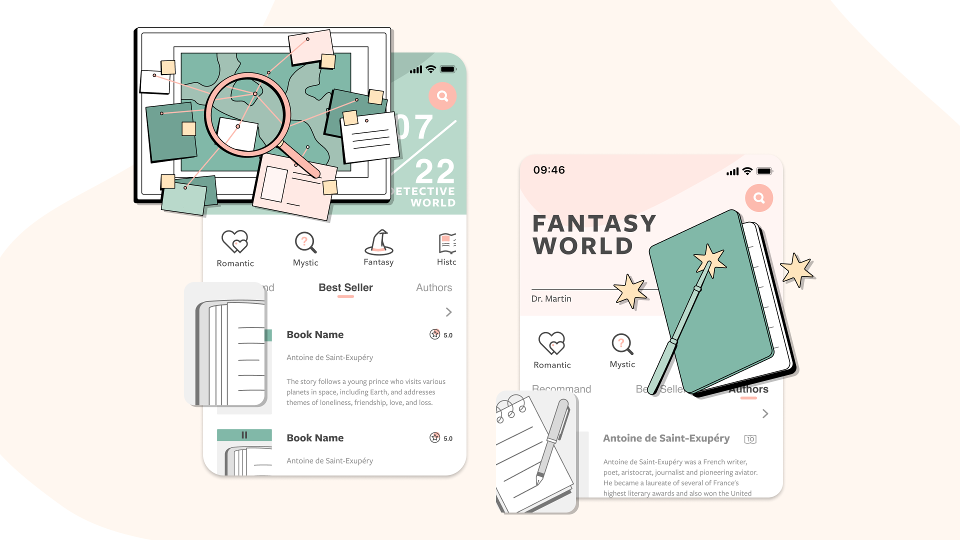 London Design Awards Winner - Meteor Lodge - Book Reading APP