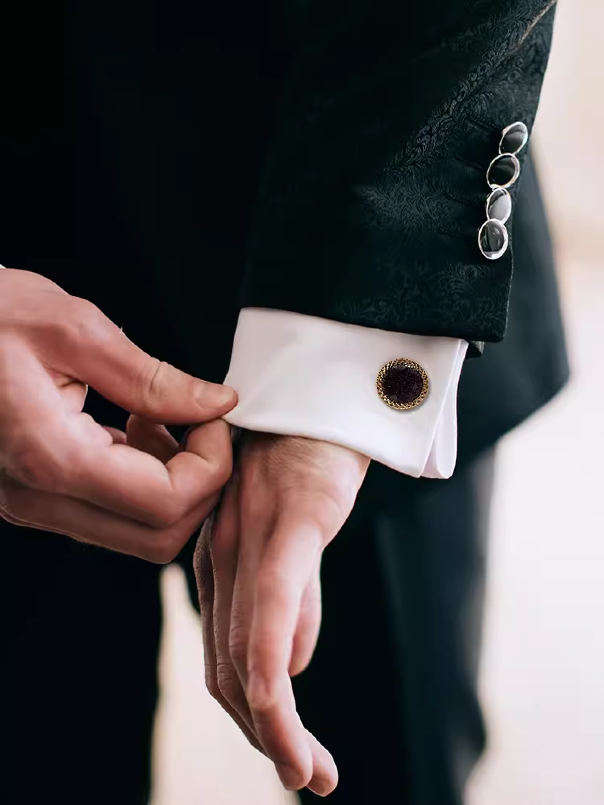 London Design Awards Winner - WILLIAM MILTON Brilliant Starry Sky Cufflinks