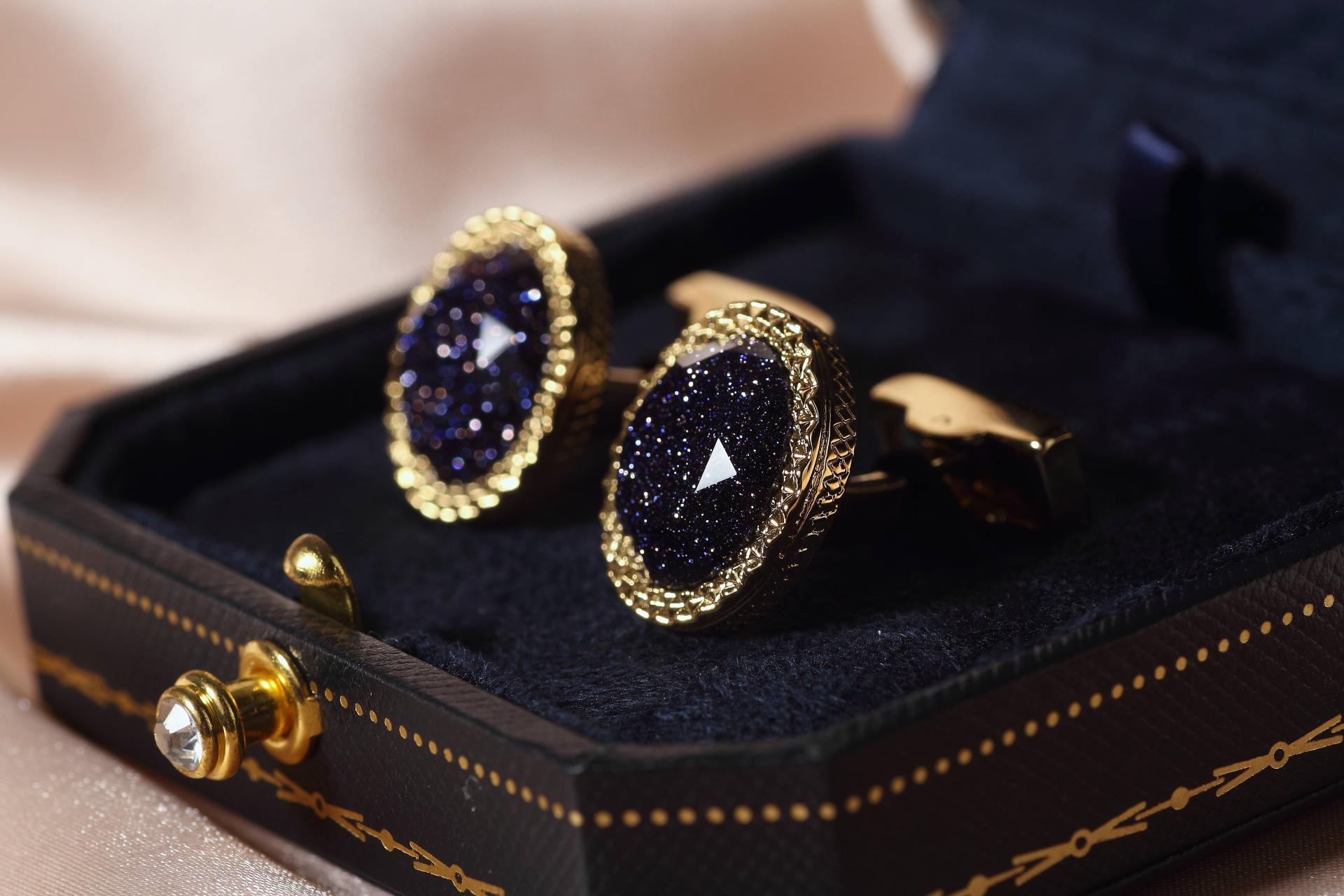 London Design Awards Winner - WILLIAM MILTON Brilliant Starry Sky Cufflinks