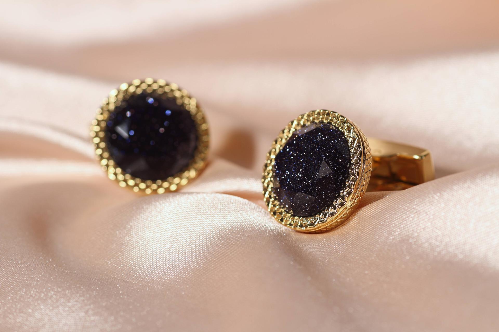 London Design Awards Winner - WILLIAM MILTON Brilliant Starry Sky Cufflinks