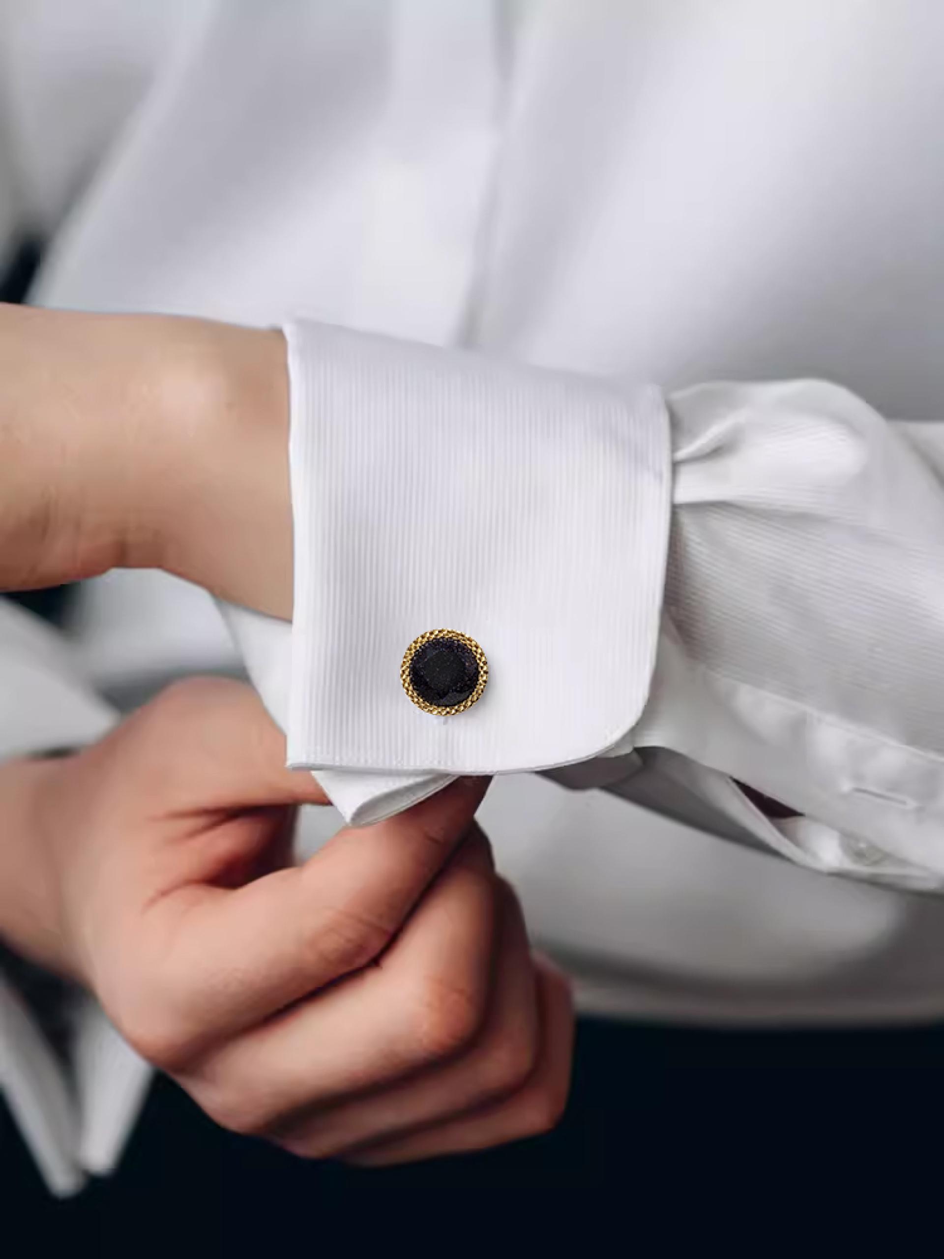 London Design Awards Winner - WILLIAM MILTON Brilliant Starry Sky Cufflinks