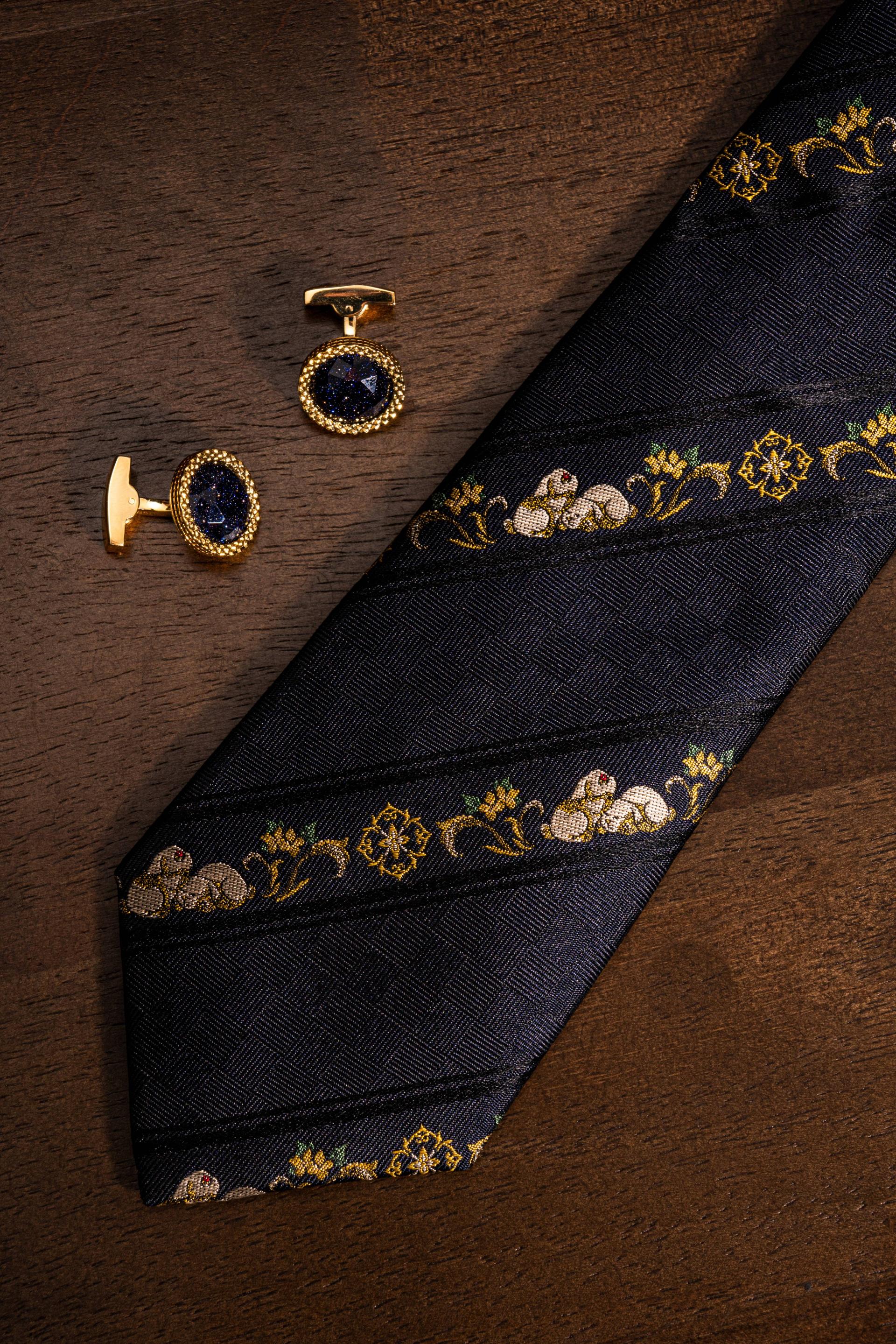London Design Awards Winner - WILLIAM MILTON Brilliant Starry Sky Cufflinks