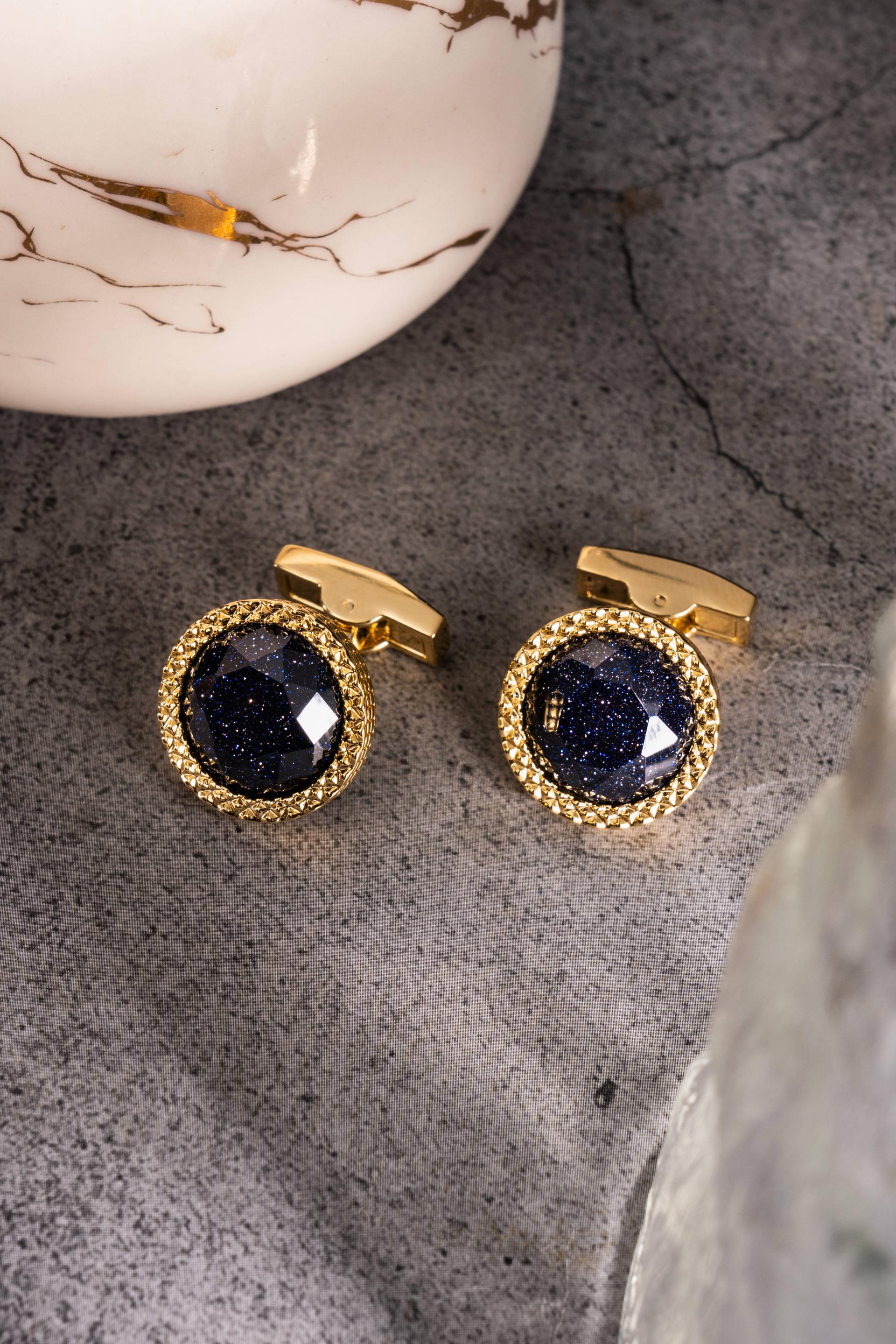 London Design Awards Winner - WILLIAM MILTON Brilliant Starry Sky Cufflinks