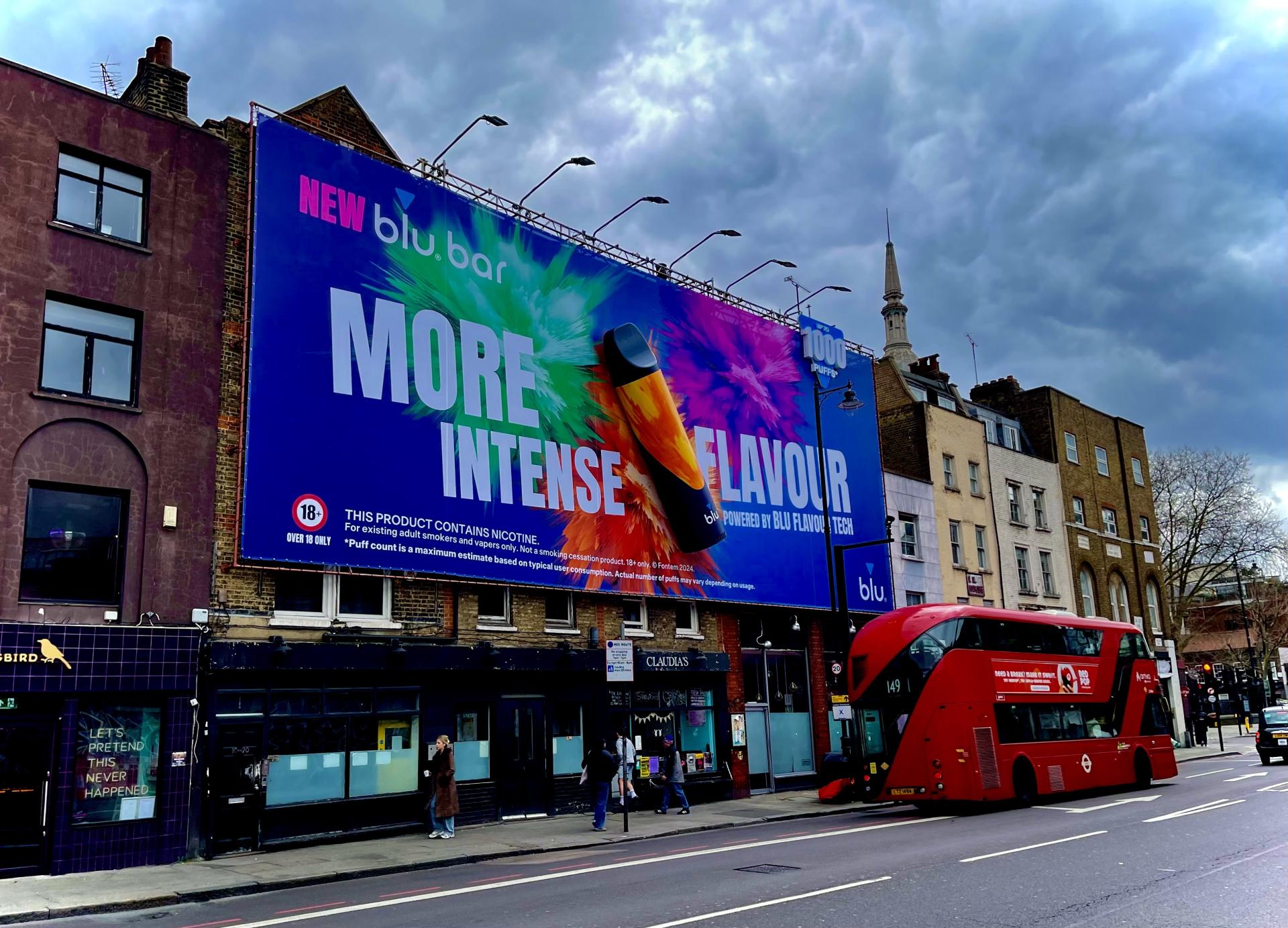 London Design Awards Winner - Blu Bar 1000 Launch Campaign 