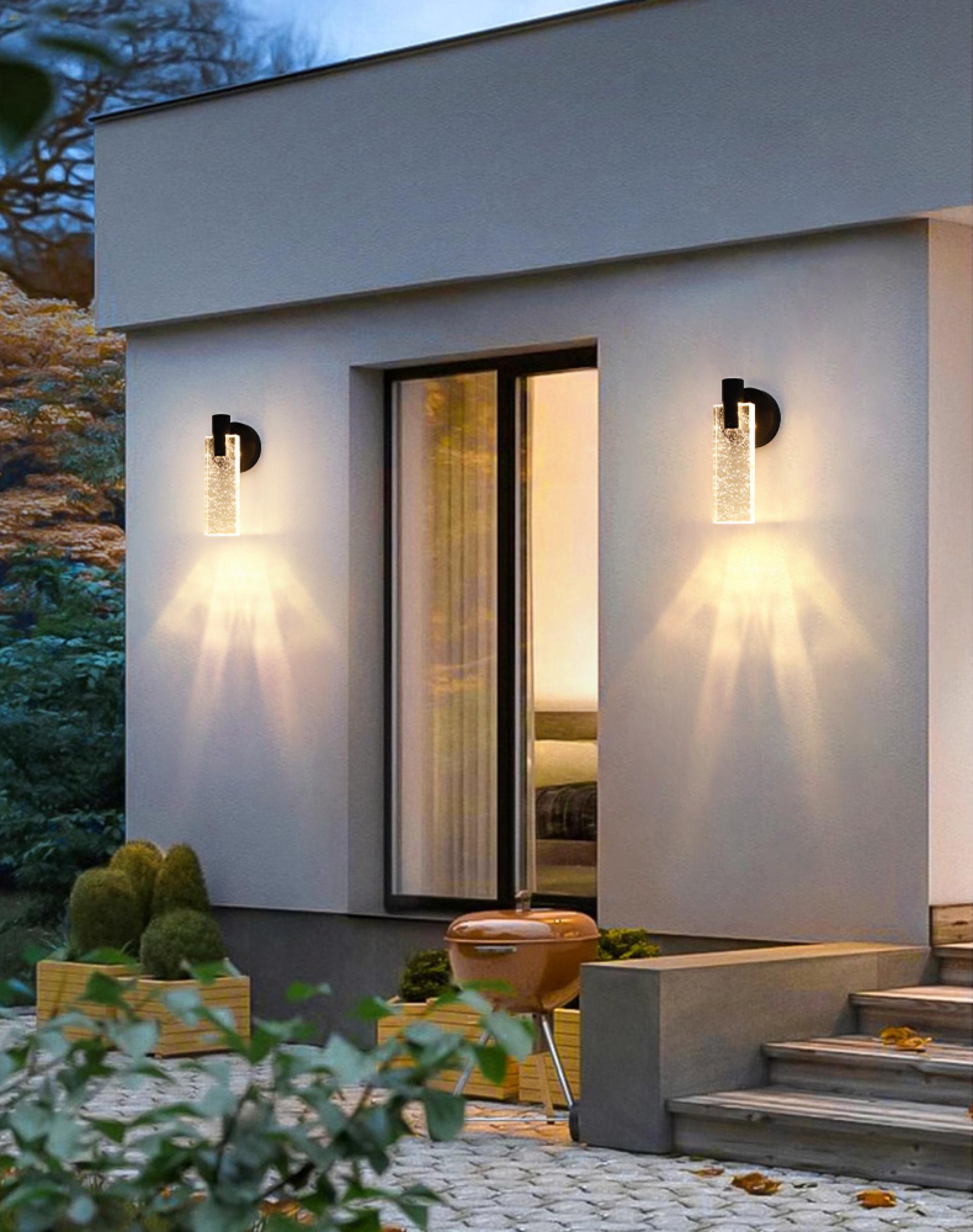 London Design Awards Winner - Crystal Wall Lamp (Rectangular)