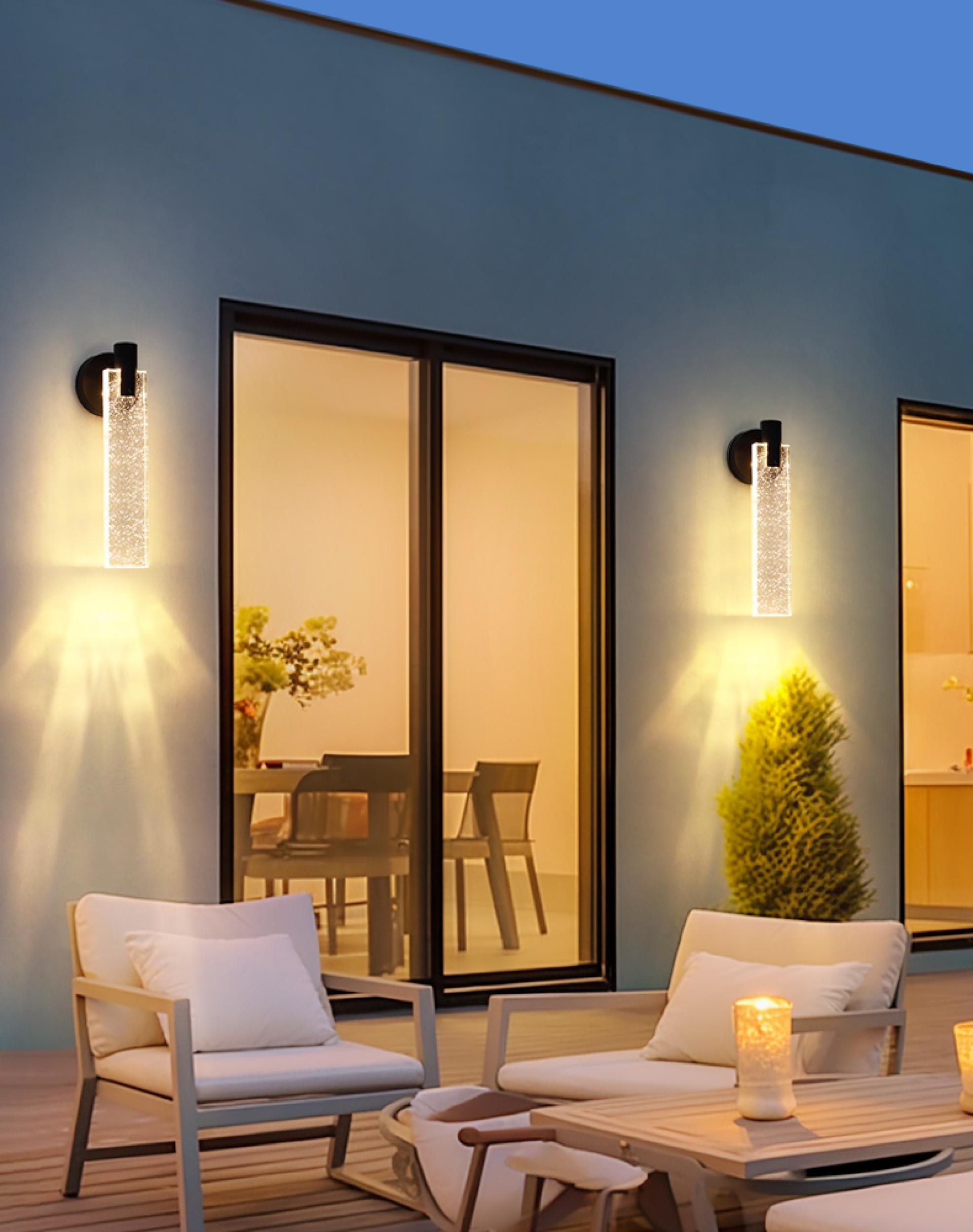 London Design Awards Winner - Crystal Wall Lamp (Rectangular)