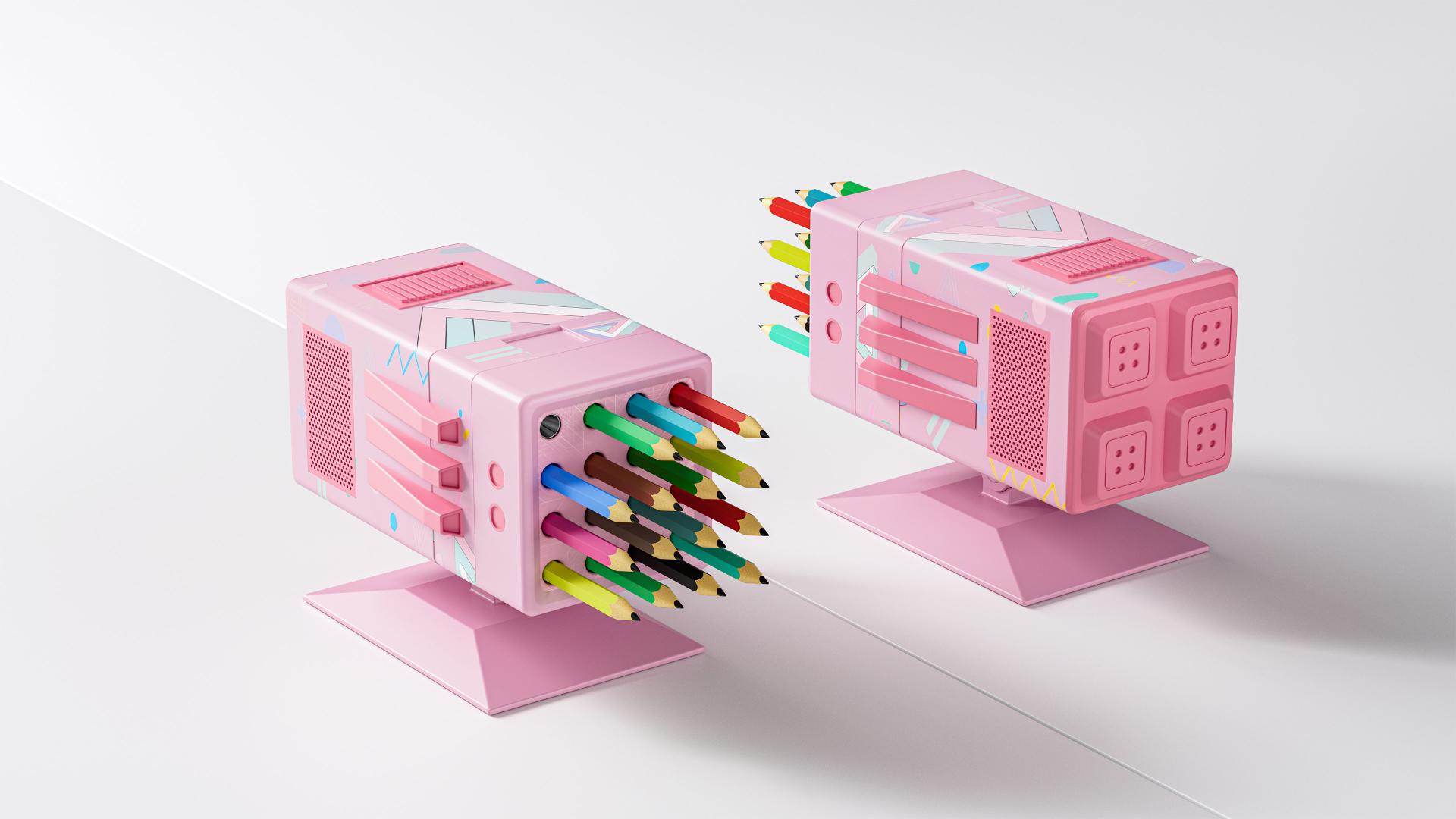 London Design Awards Winner - Multifunctional Pencil Sharpener Holder