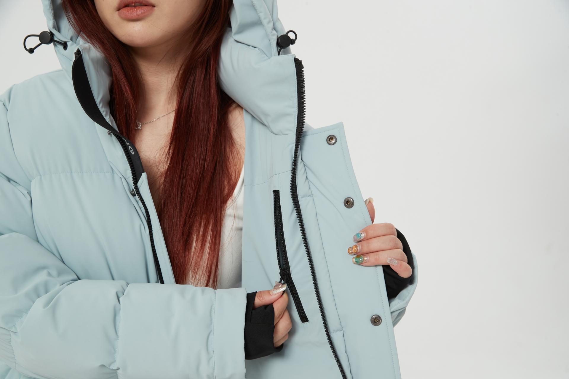 London Design Awards Winner -  MERRYCHENG Hot cube Cold-proof long goose down coat