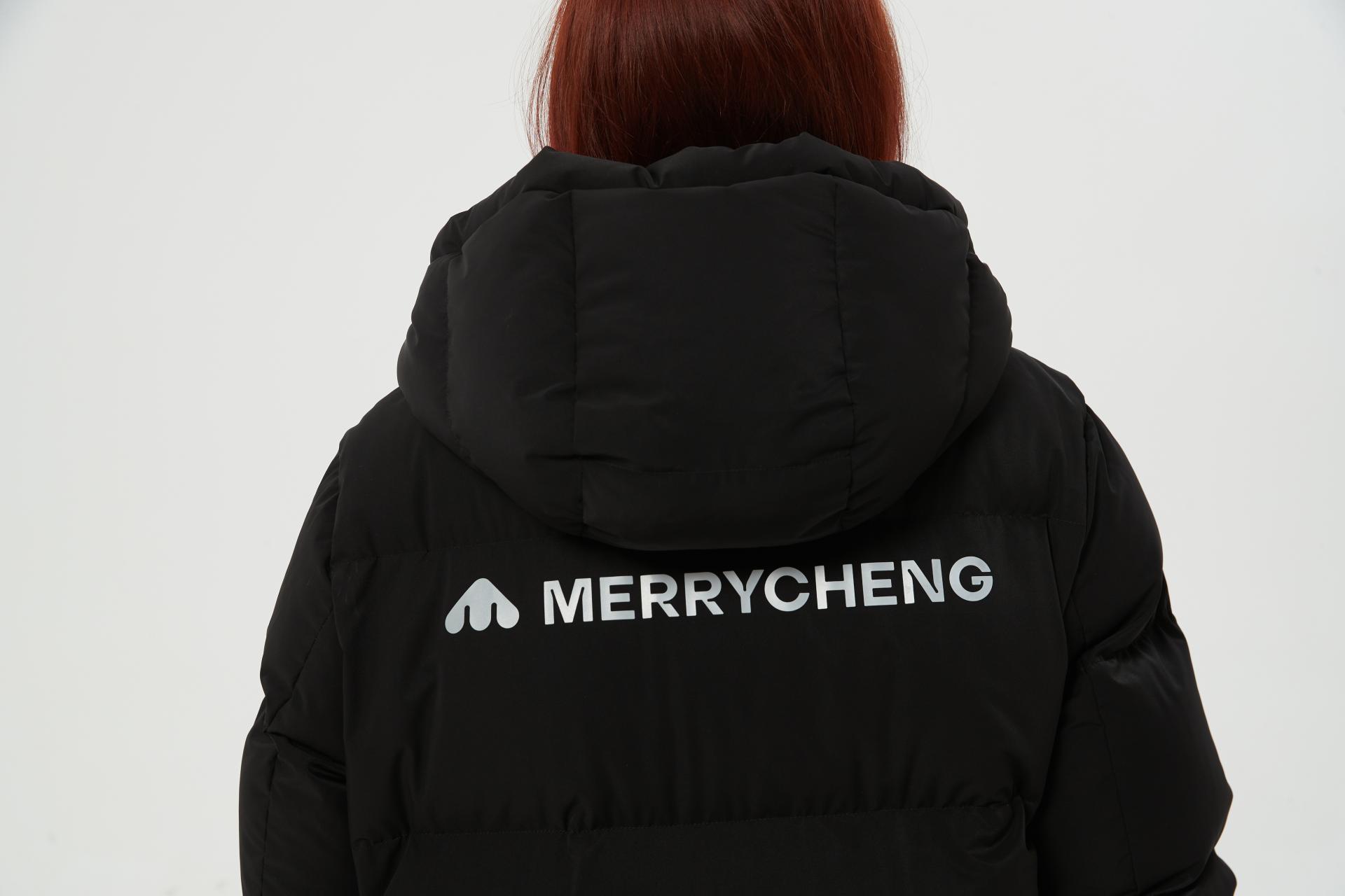 London Design Awards Winner -  MERRYCHENG Hot cube Cold-proof long goose down coat