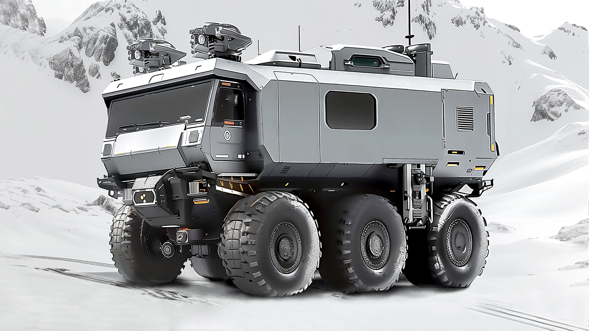 London Design Awards Winner - Low-Altitude Early Warning Command Vehicle