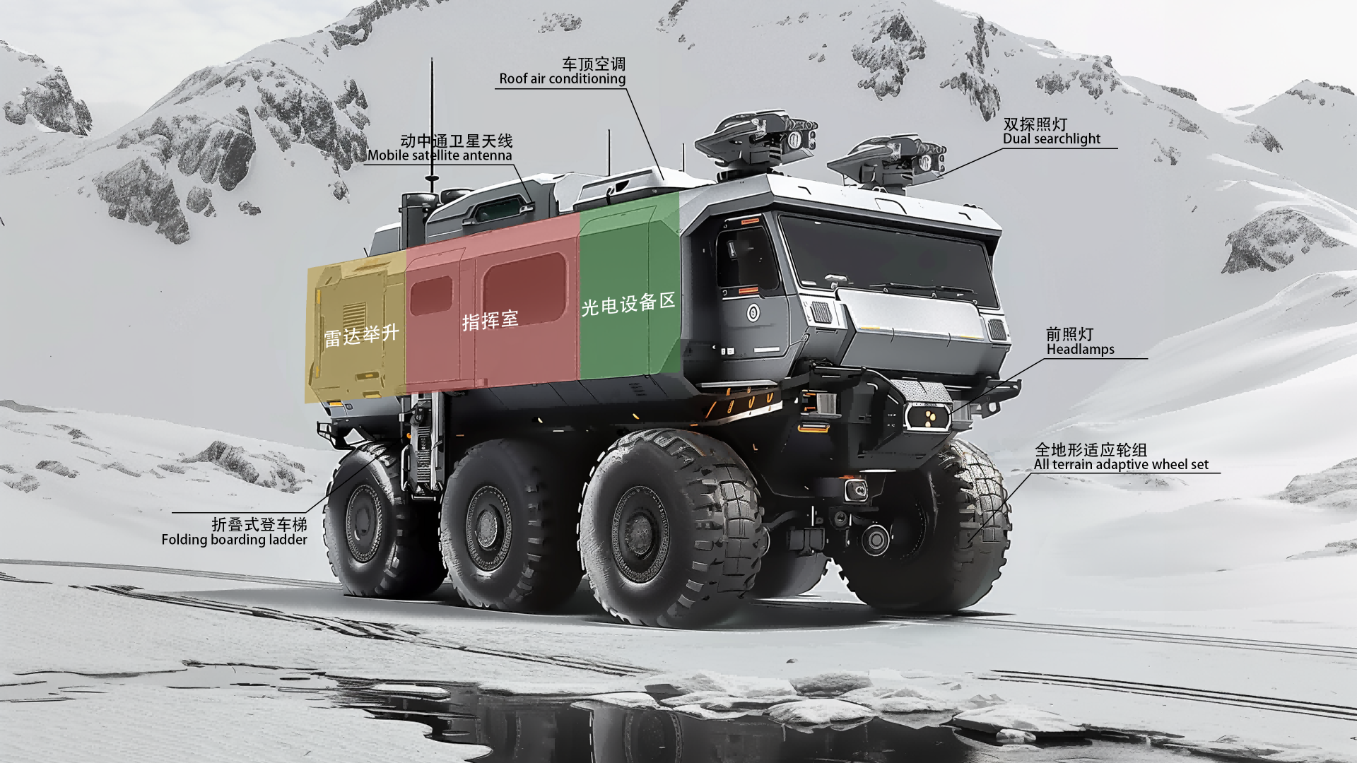 London Design Awards Winner - Low-Altitude Early Warning Command Vehicle