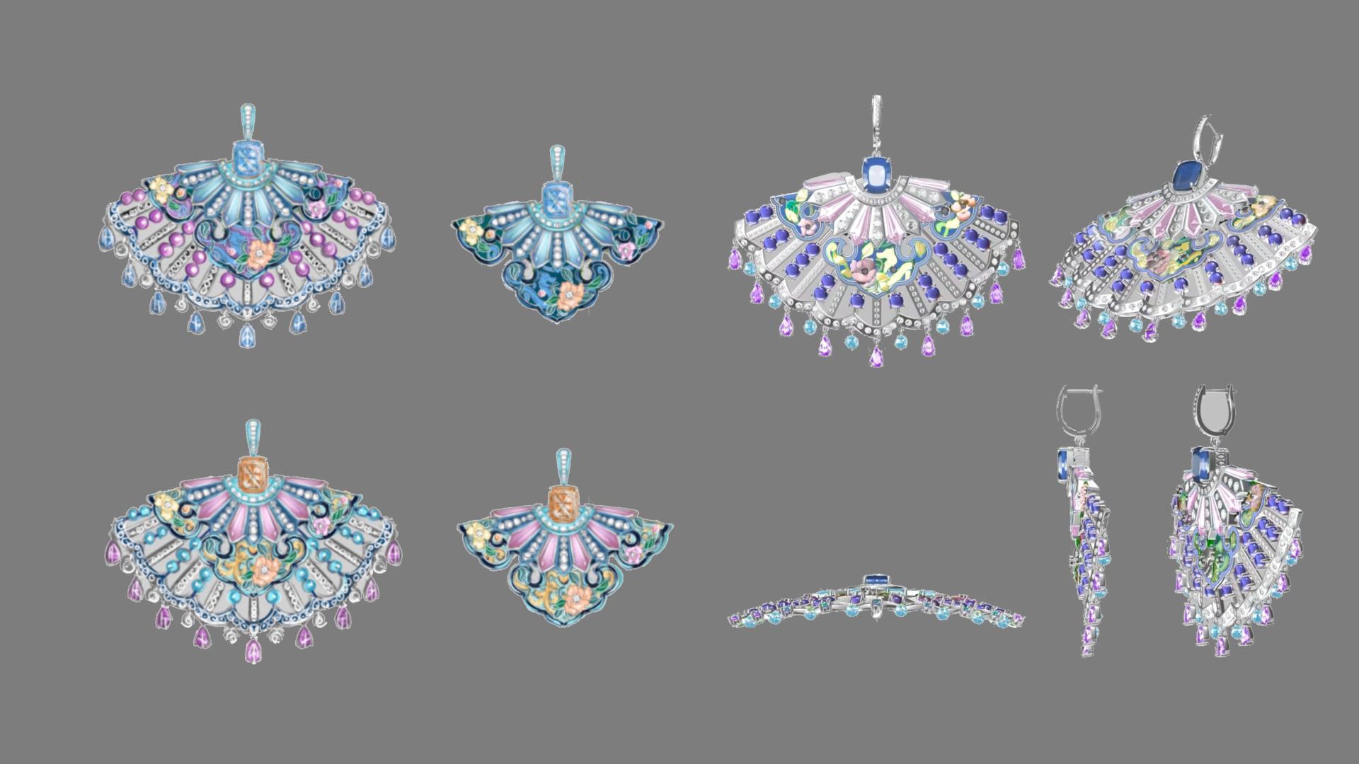 London Design Awards Winner - Timeless Eastern Beauty: Himalayan Princess‘ Floral Tiara