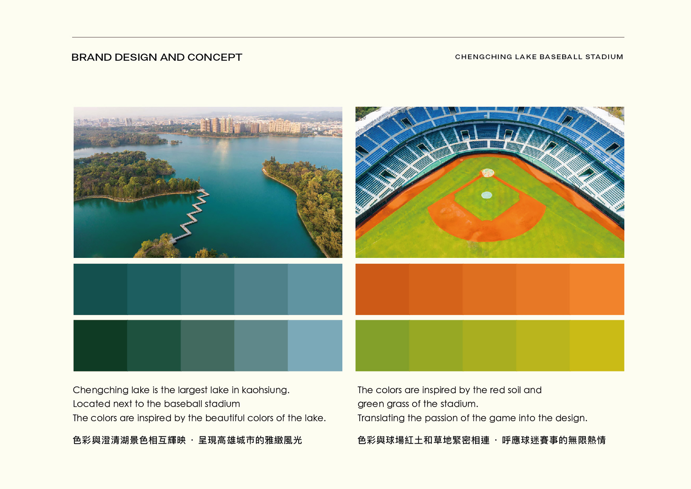 London Design Awards Winner - Chengching Lake Baseball Stadium Rebranding Design