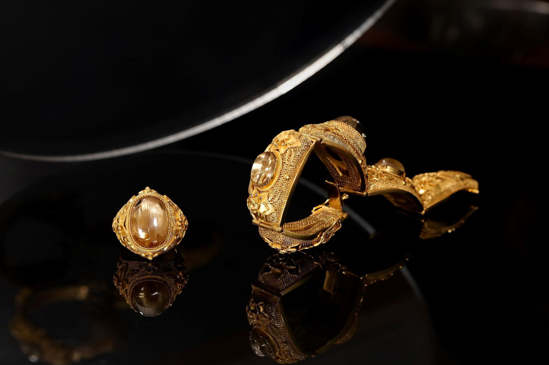 London Design Awards Winner - Blossom Peony Filigree Inlay Collection