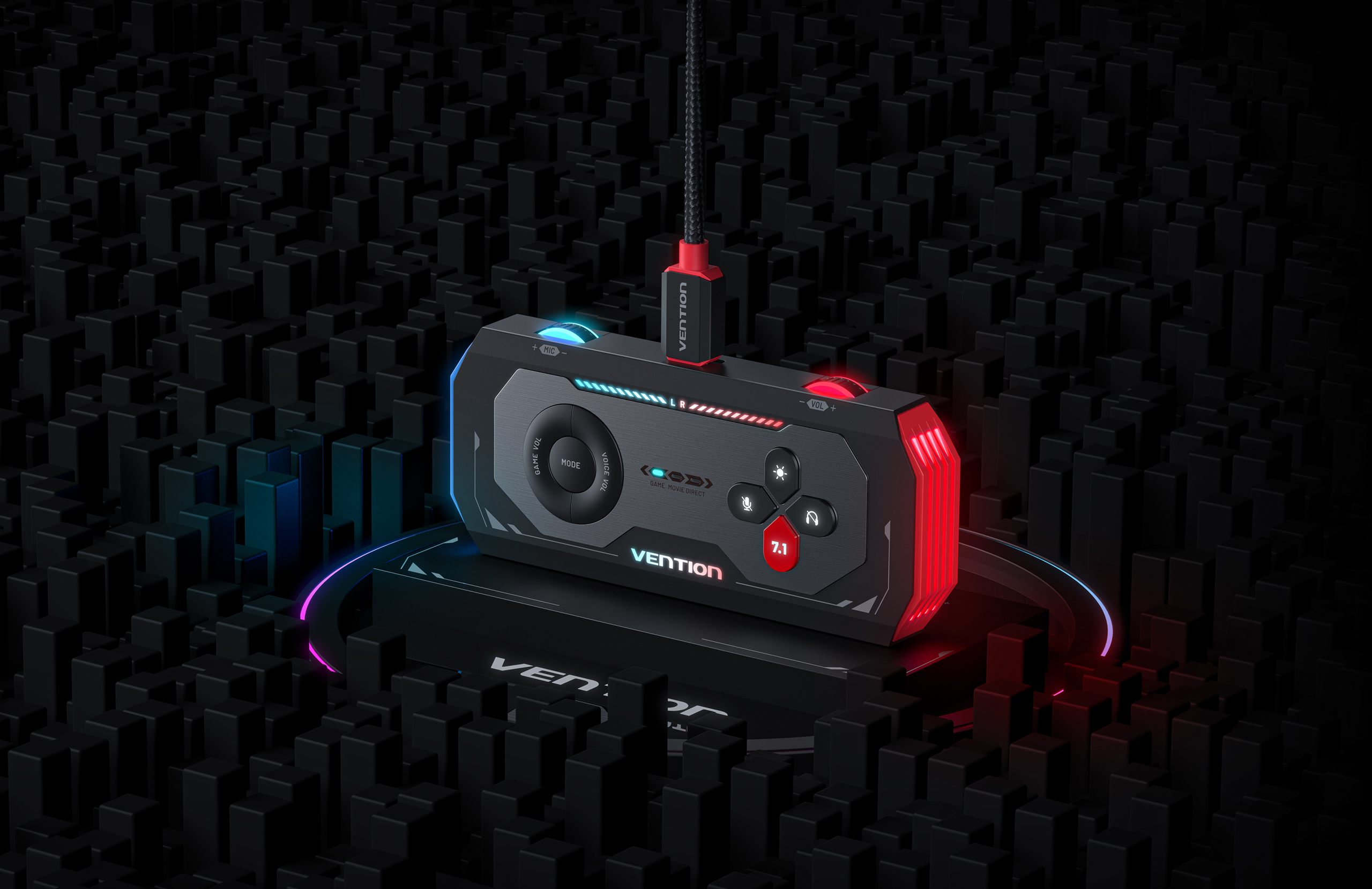 London Design Awards Winner - USB Gaming Sound Card