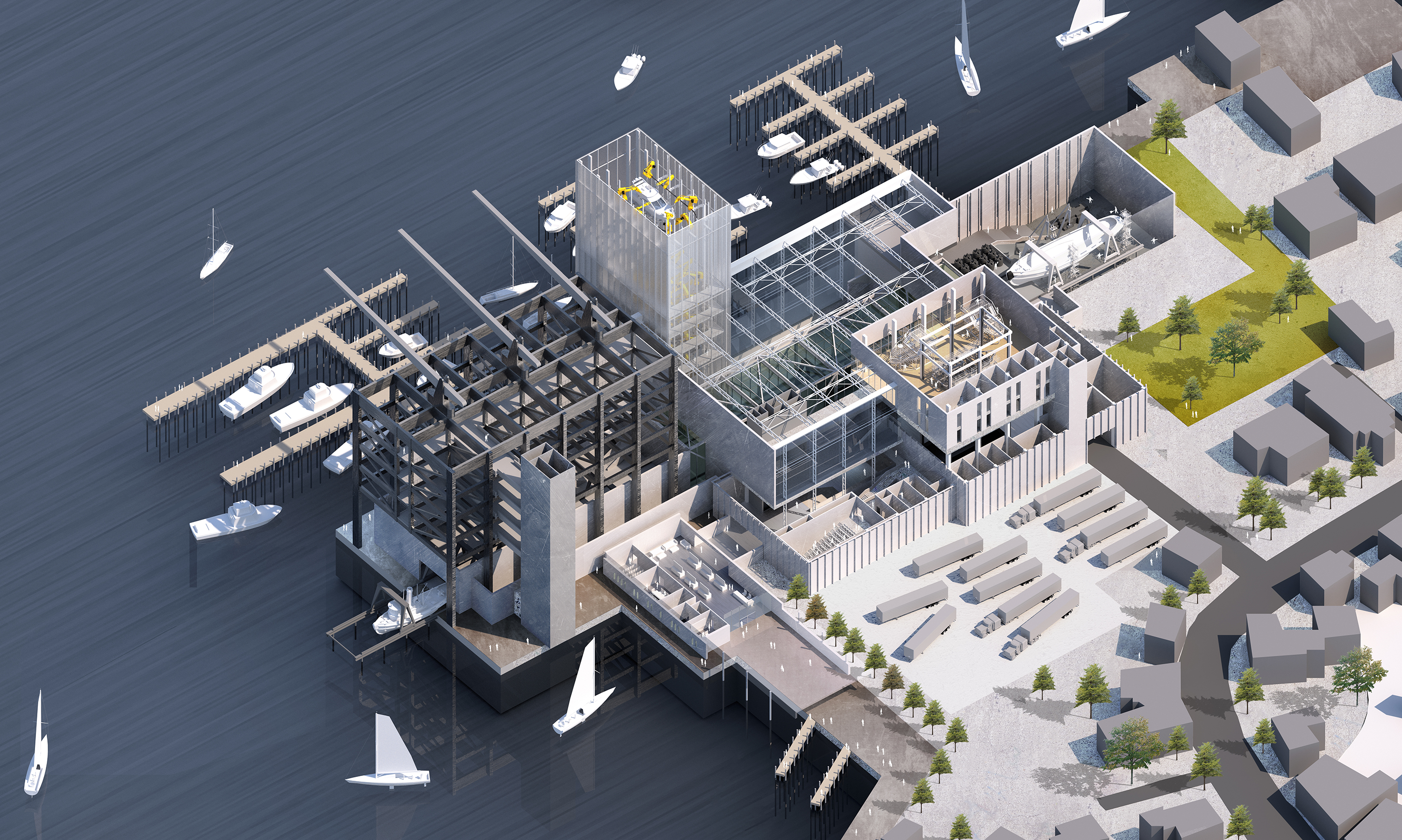 London Design Awards Winner - Gloucester Maritime Trade Campus