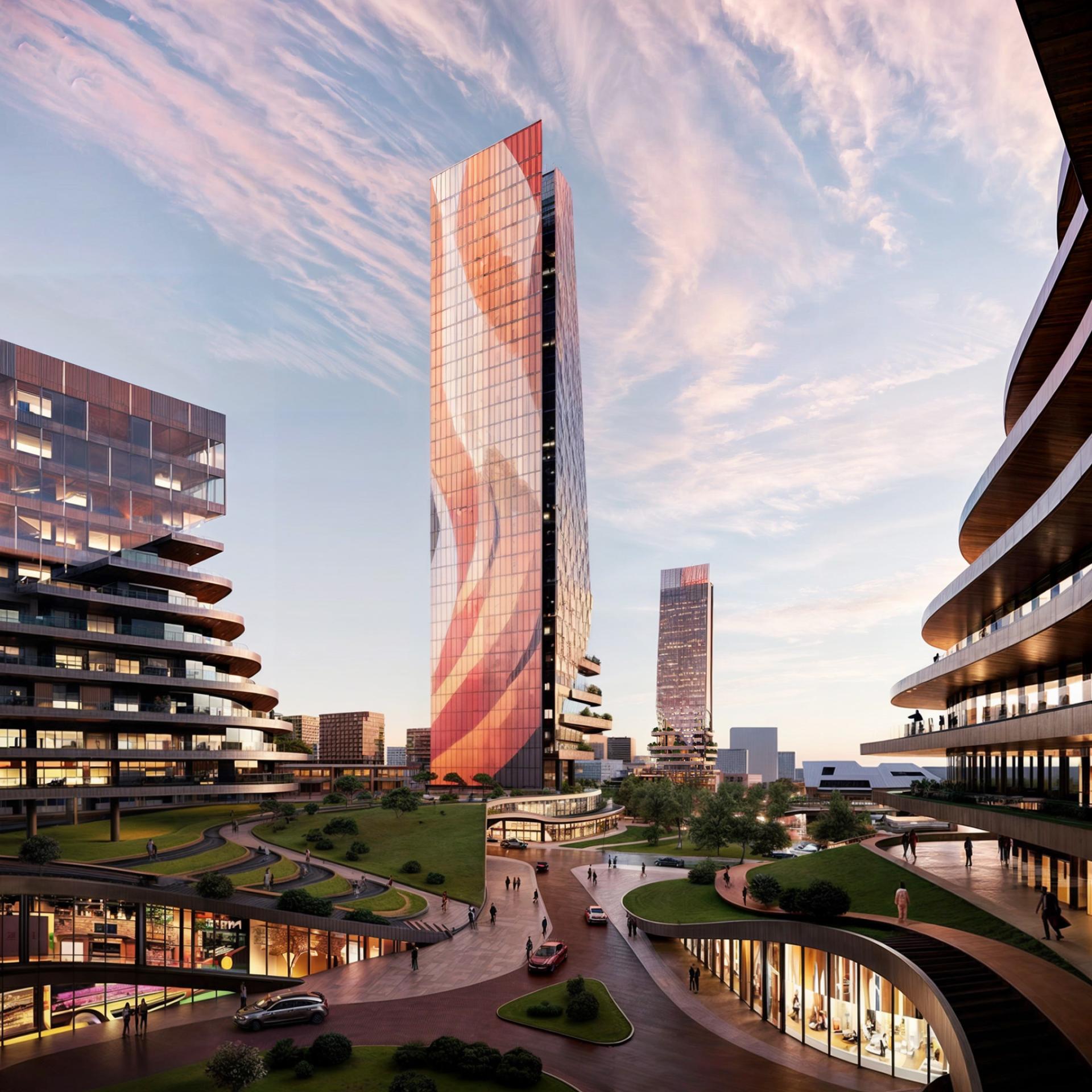 London Design Awards Winner - Quzhou Landmark Towers