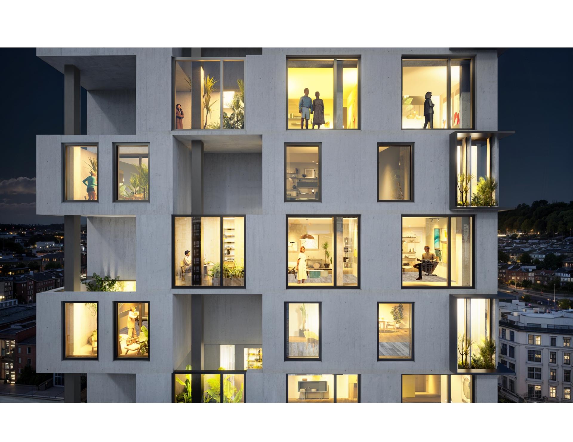 London Design Awards Winner - SIMPLIFIED HIGH-RISE HOUSING AT CITY EDGE