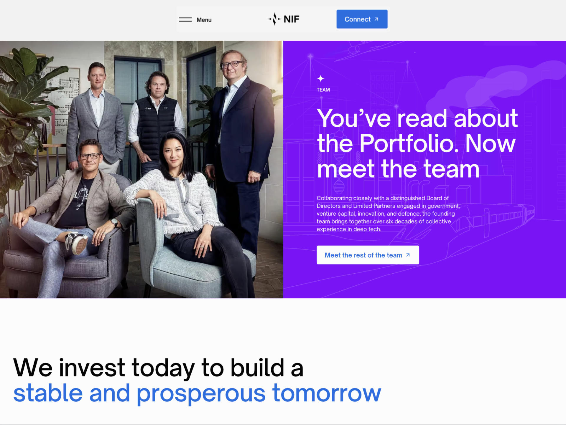 London Design Awards Winner - NATO Innovation Fund Website