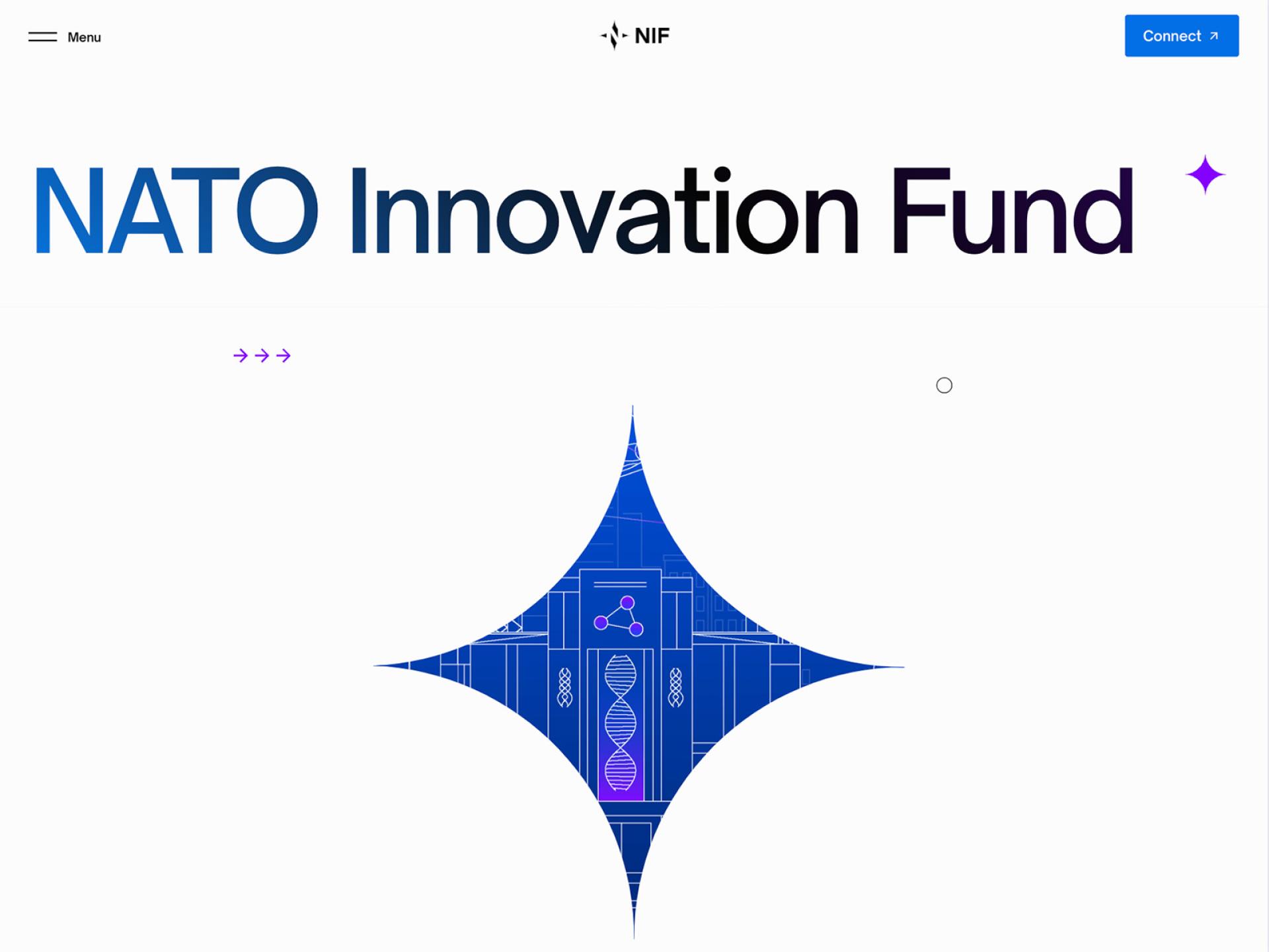 London Design Awards Winner - NATO Innovation Fund Website