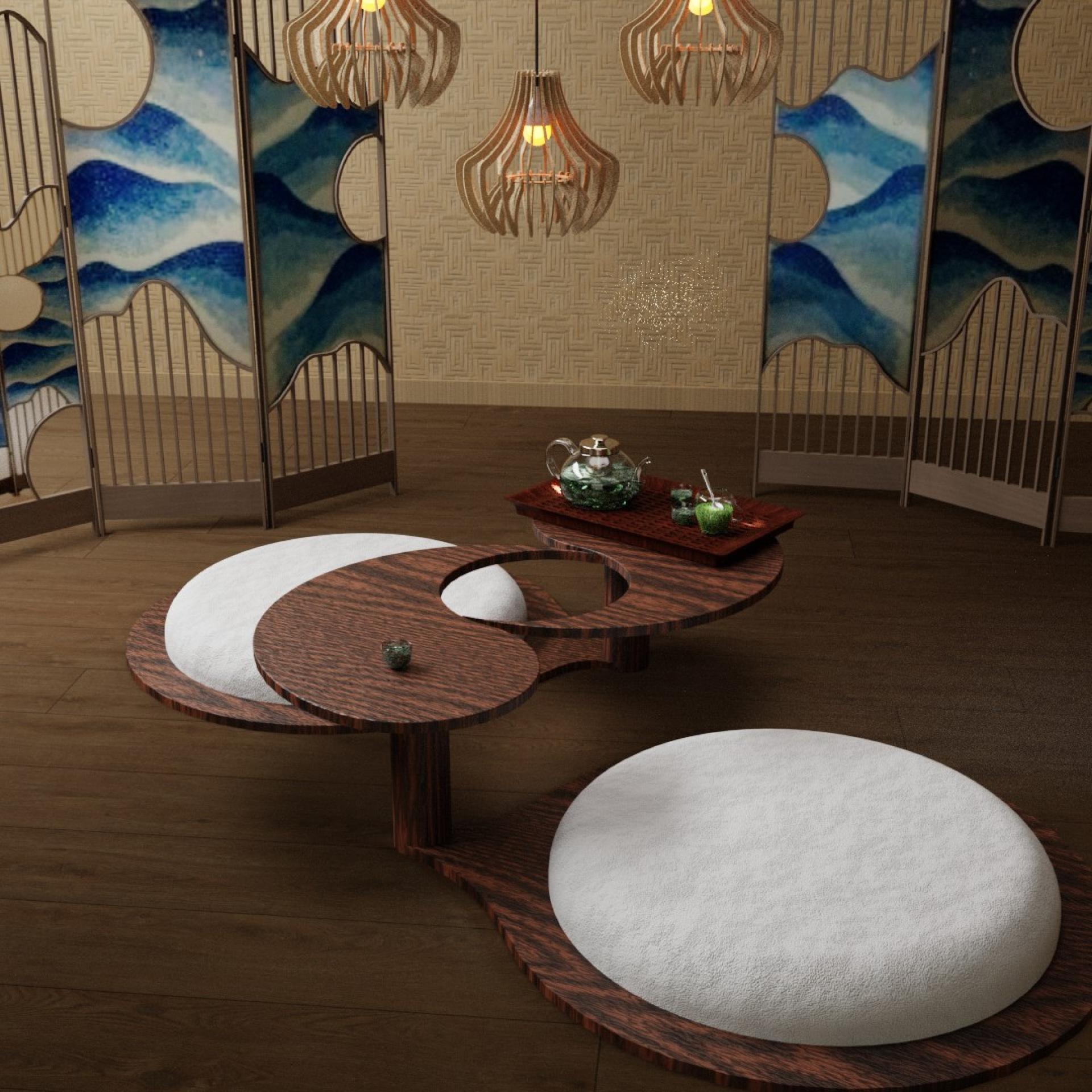 London Design Awards Winner - TAIJI TEA TABLE