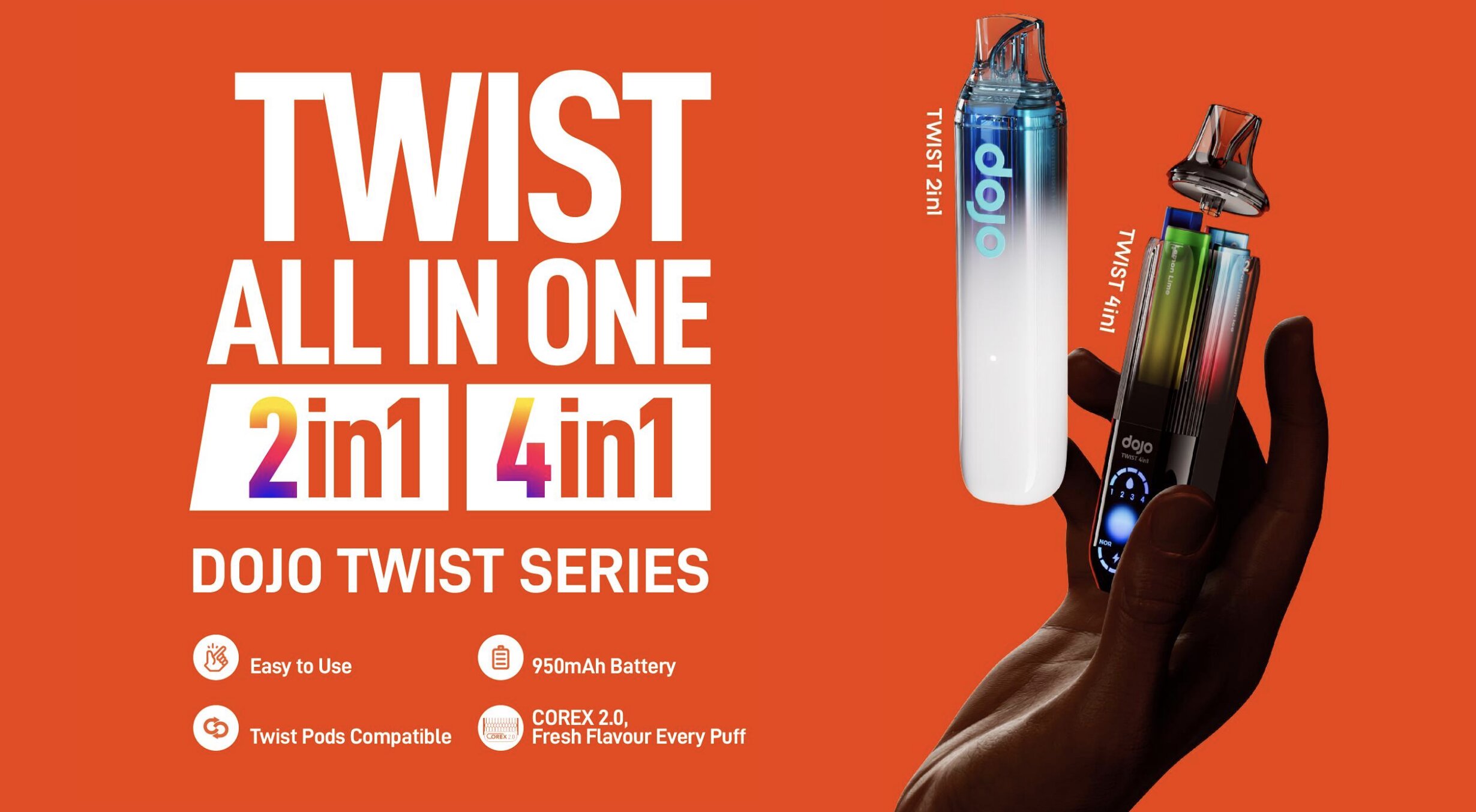 London Design Awards Winner - DOJO TWIST SERIES