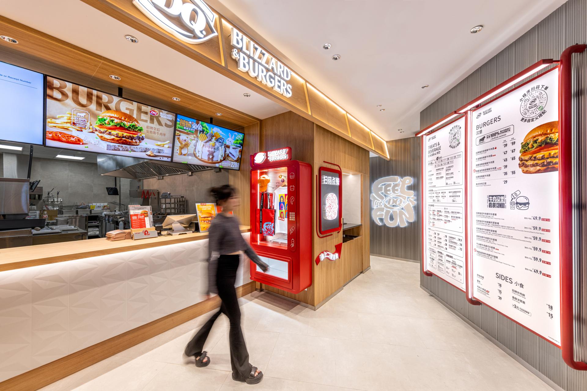 London Design Awards Winner - BLIZZARD & BURGERS Shanghai Burger Store 