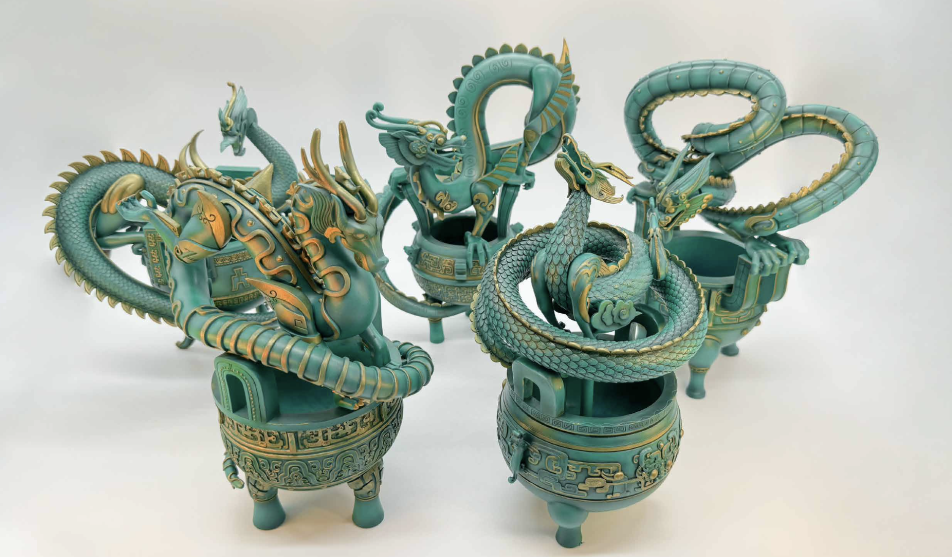 London Design Awards Winner - Loong Circling Around Nine Cauldrons