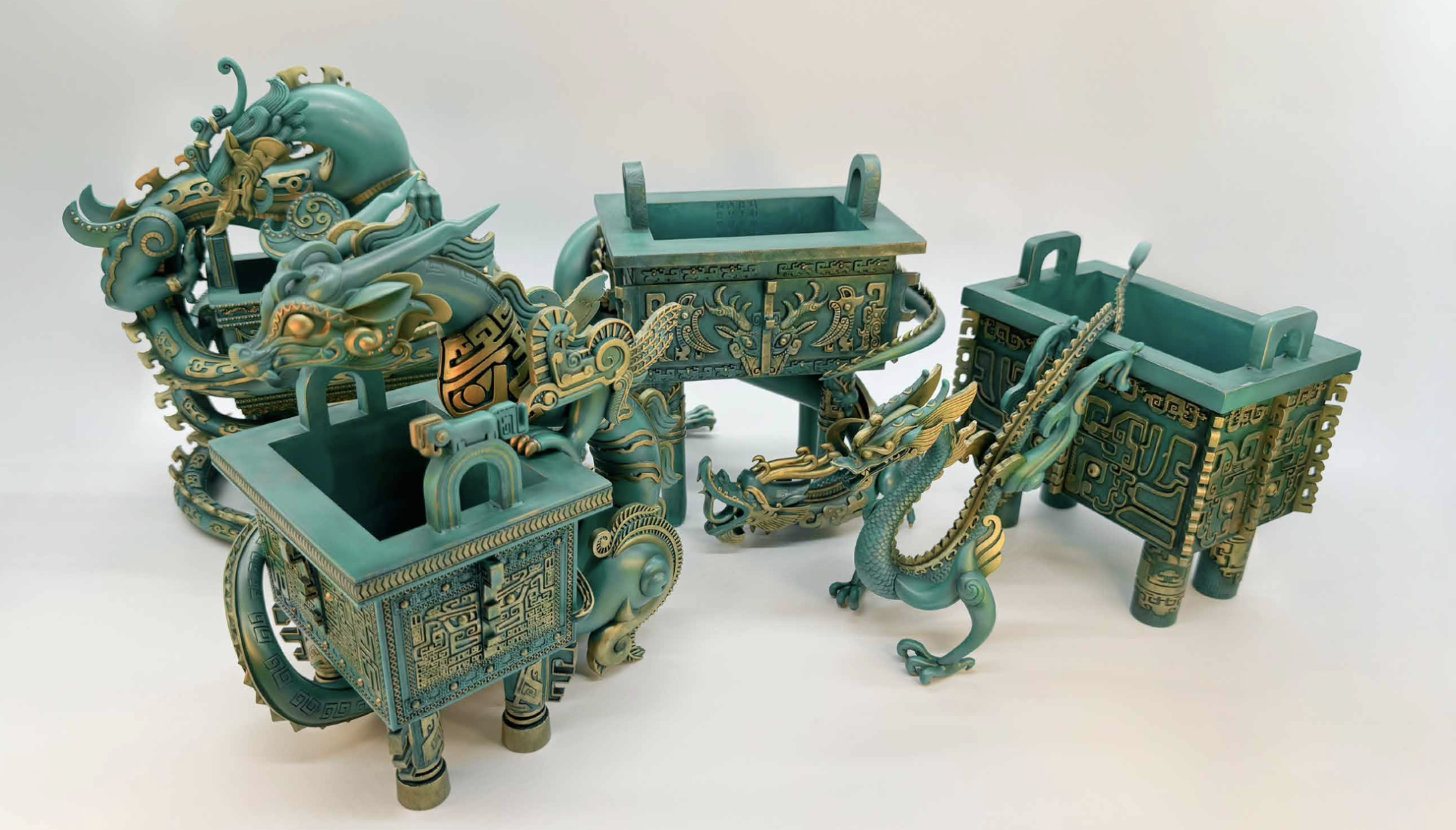 London Design Awards Winner - Loong Circling Around Nine Cauldrons