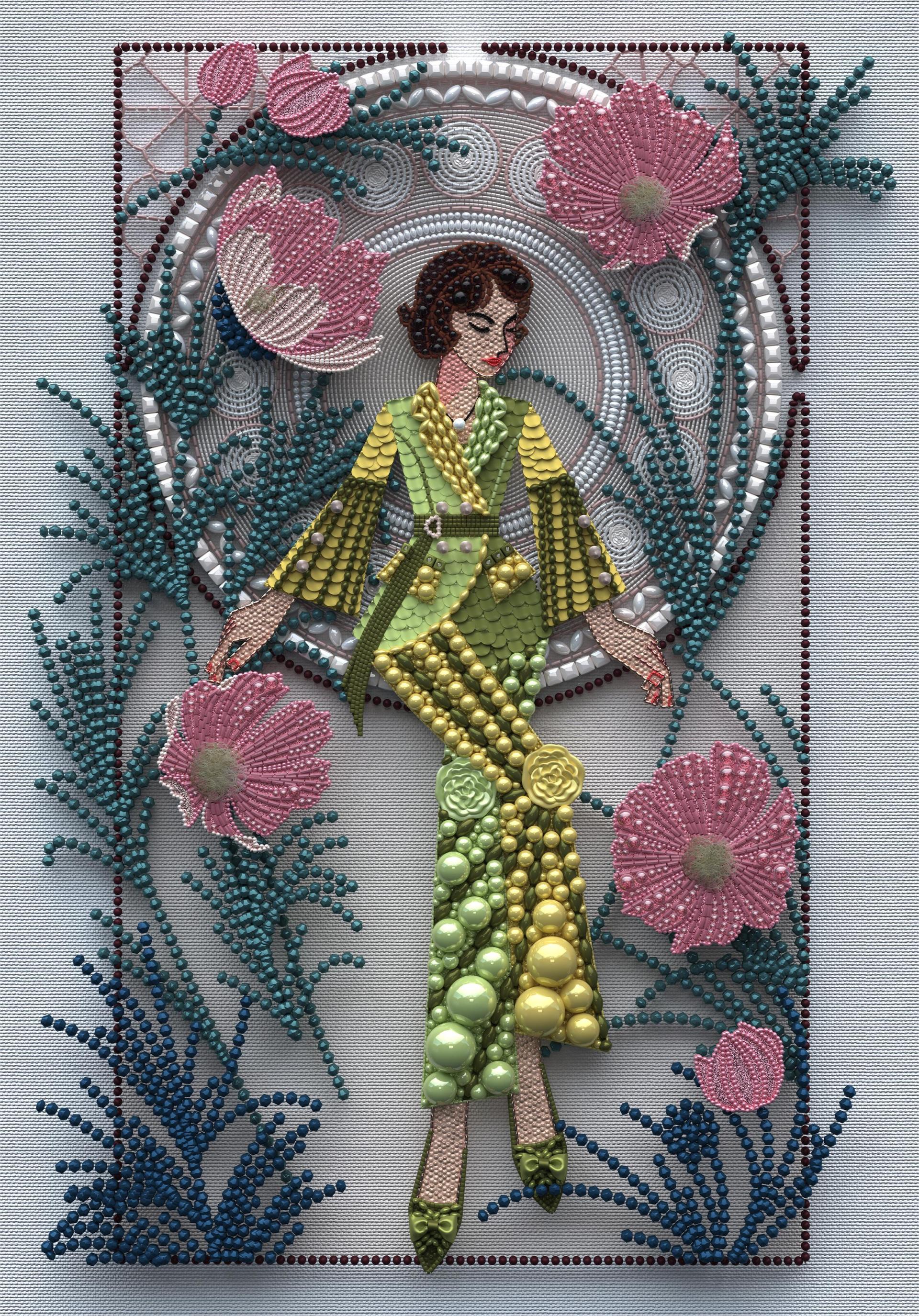 London Design Awards Winner - Blooming Pearl Embroidery