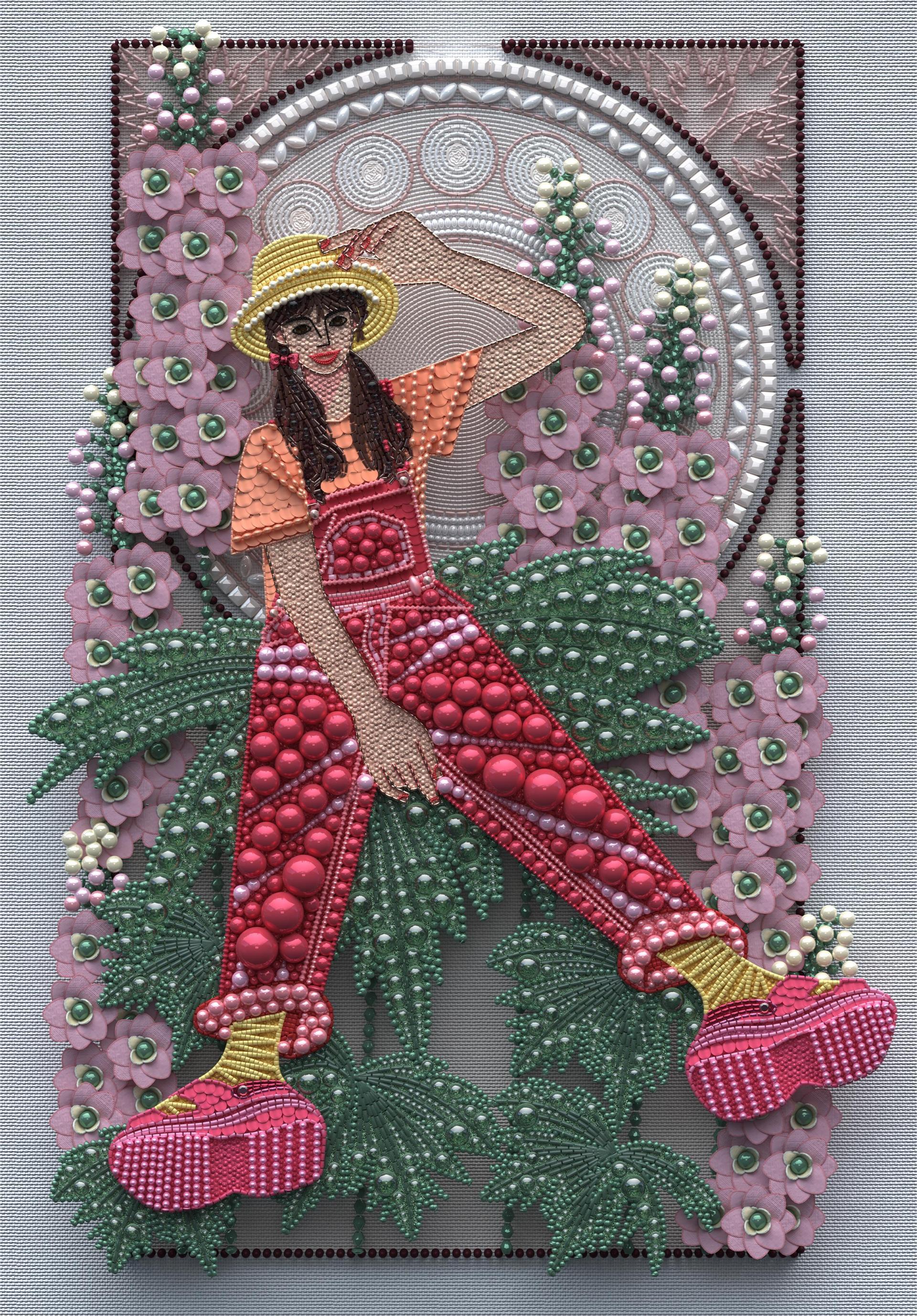 London Design Awards Winner - Blooming Pearl Embroidery