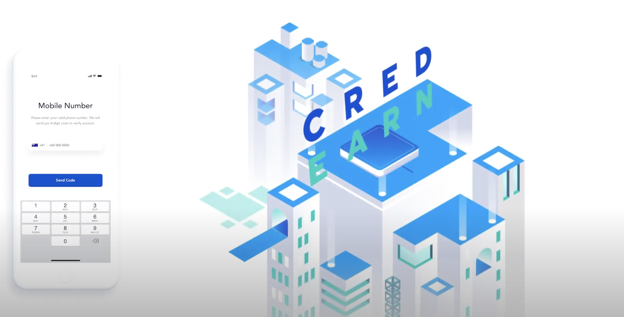 London Design Awards Winner - Crypto Cred Earn