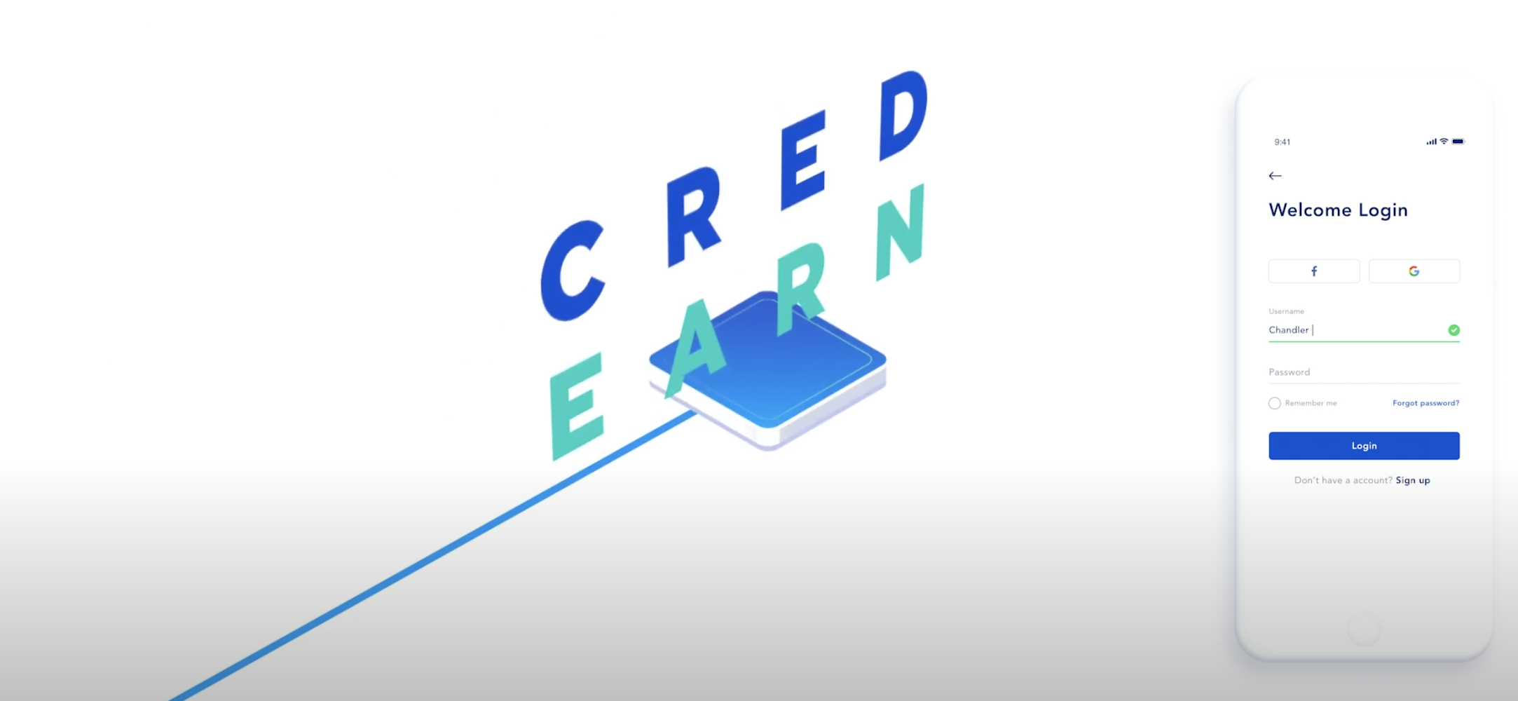 London Design Awards Winner - Crypto Cred Earn